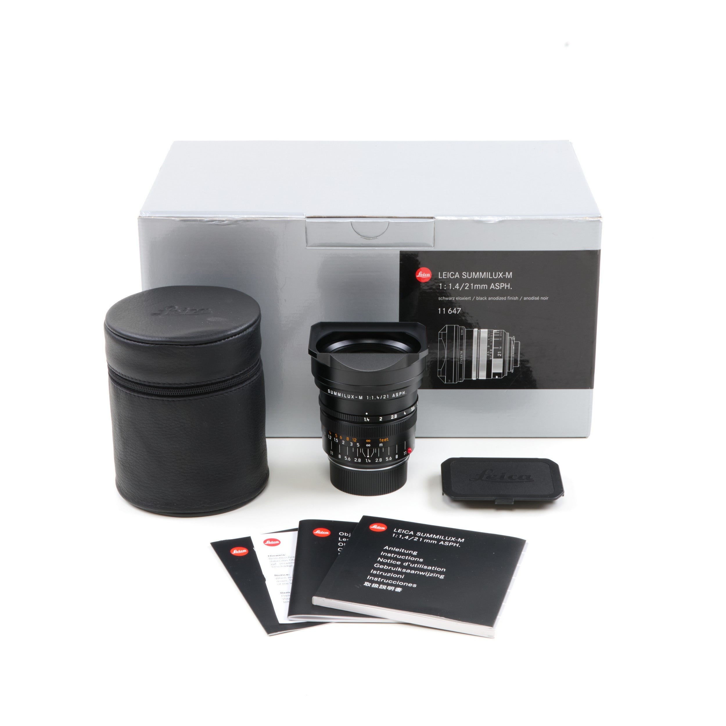 Leica 21mm f1.4 Summilux-M ASPH + Box