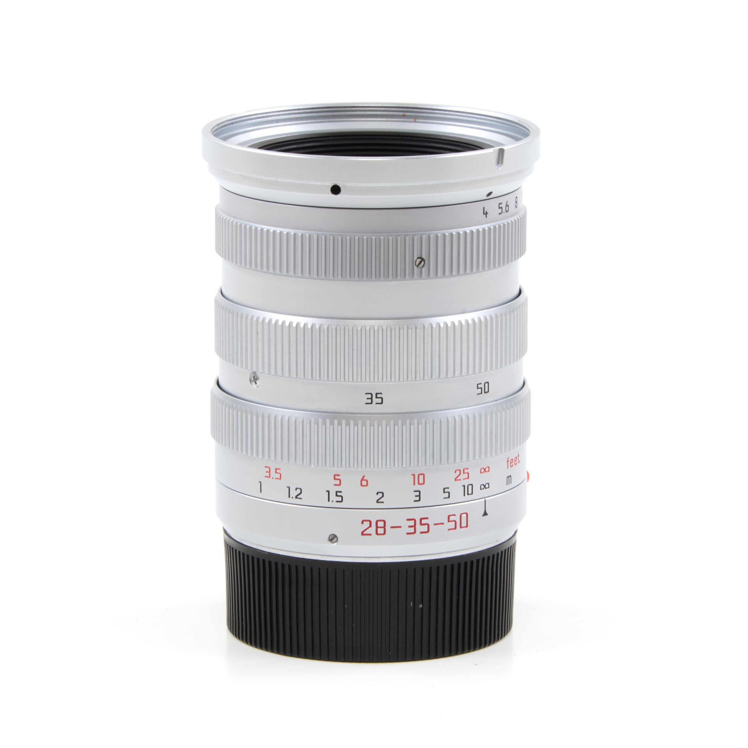 Leica 28-35-50mm f4 Tri-Elmar-M SIlver + Box