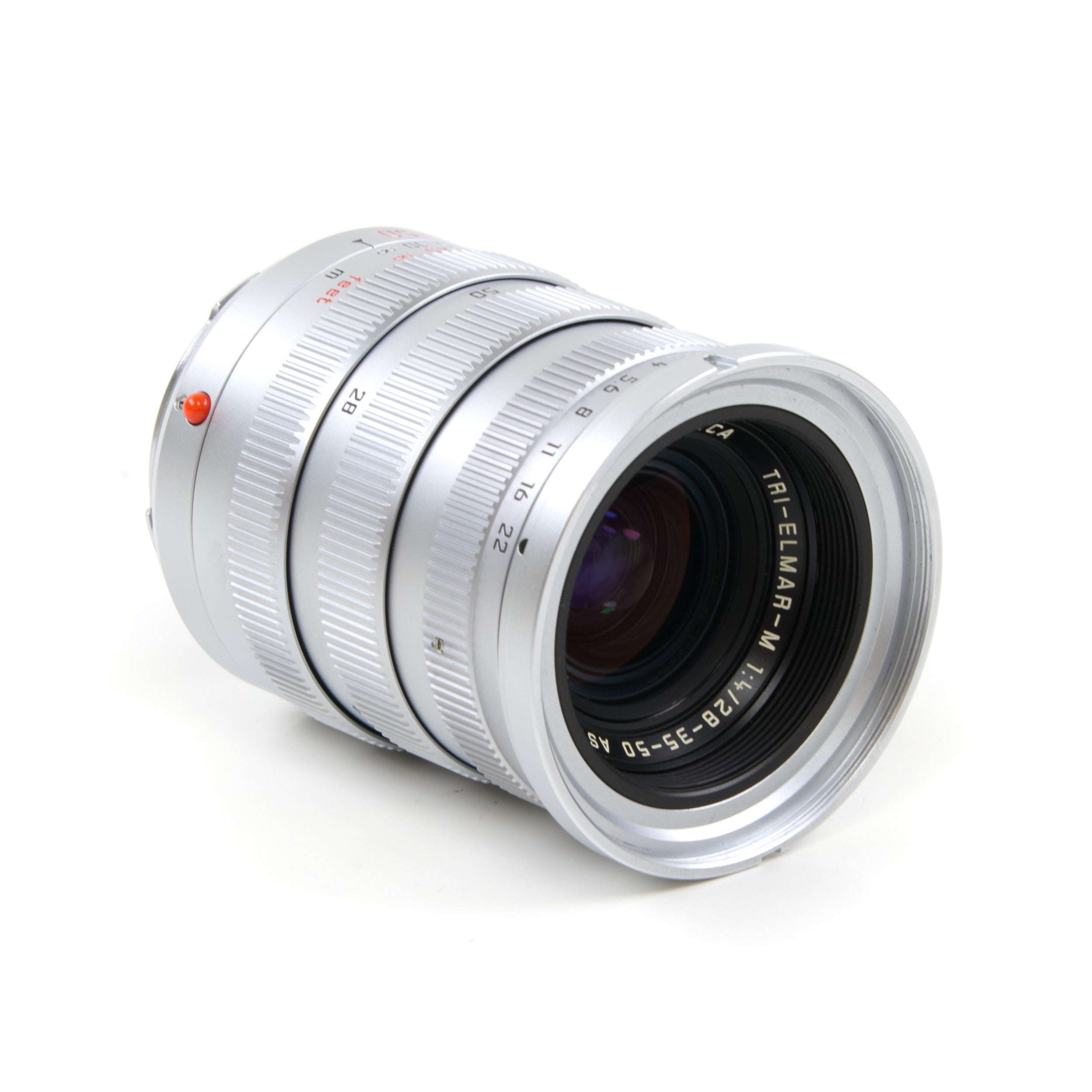 Leica 28-35-50mm f4 Tri-Elmar-M SIlver + Box