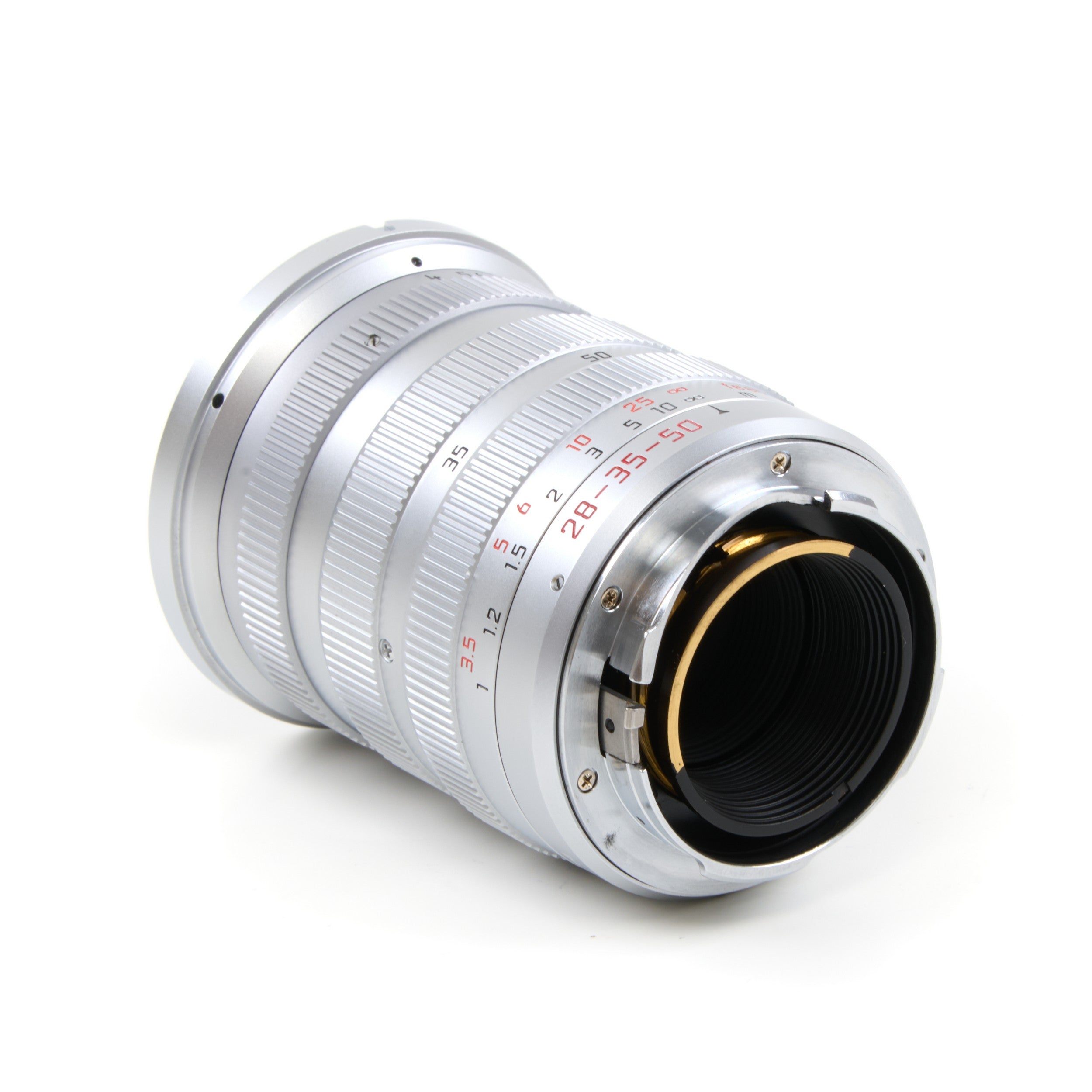 Leica 28-35-50mm f4 Tri-Elmar-M SIlver + Box