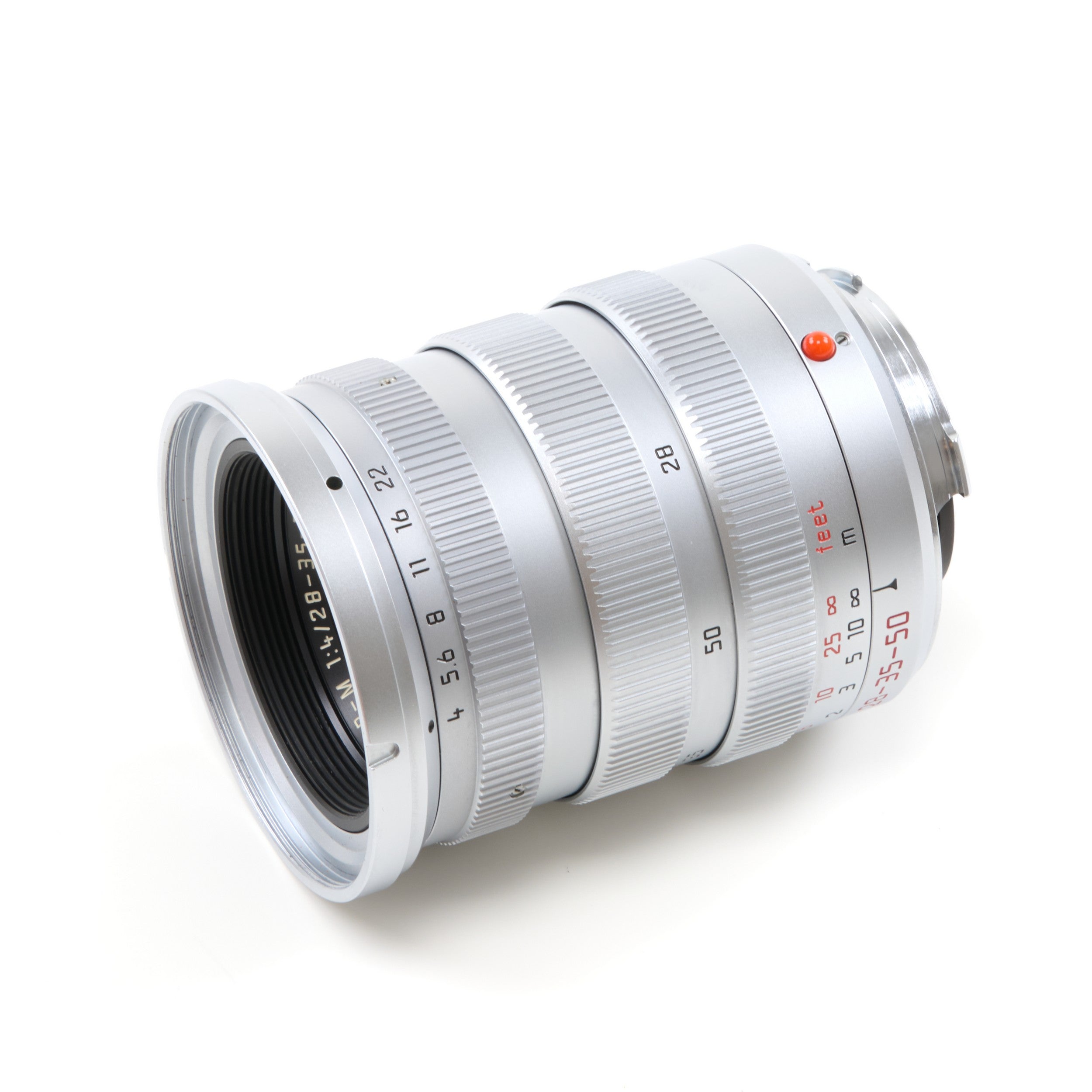 Leica 28-35-50mm f4 Tri-Elmar-M SIlver + Box