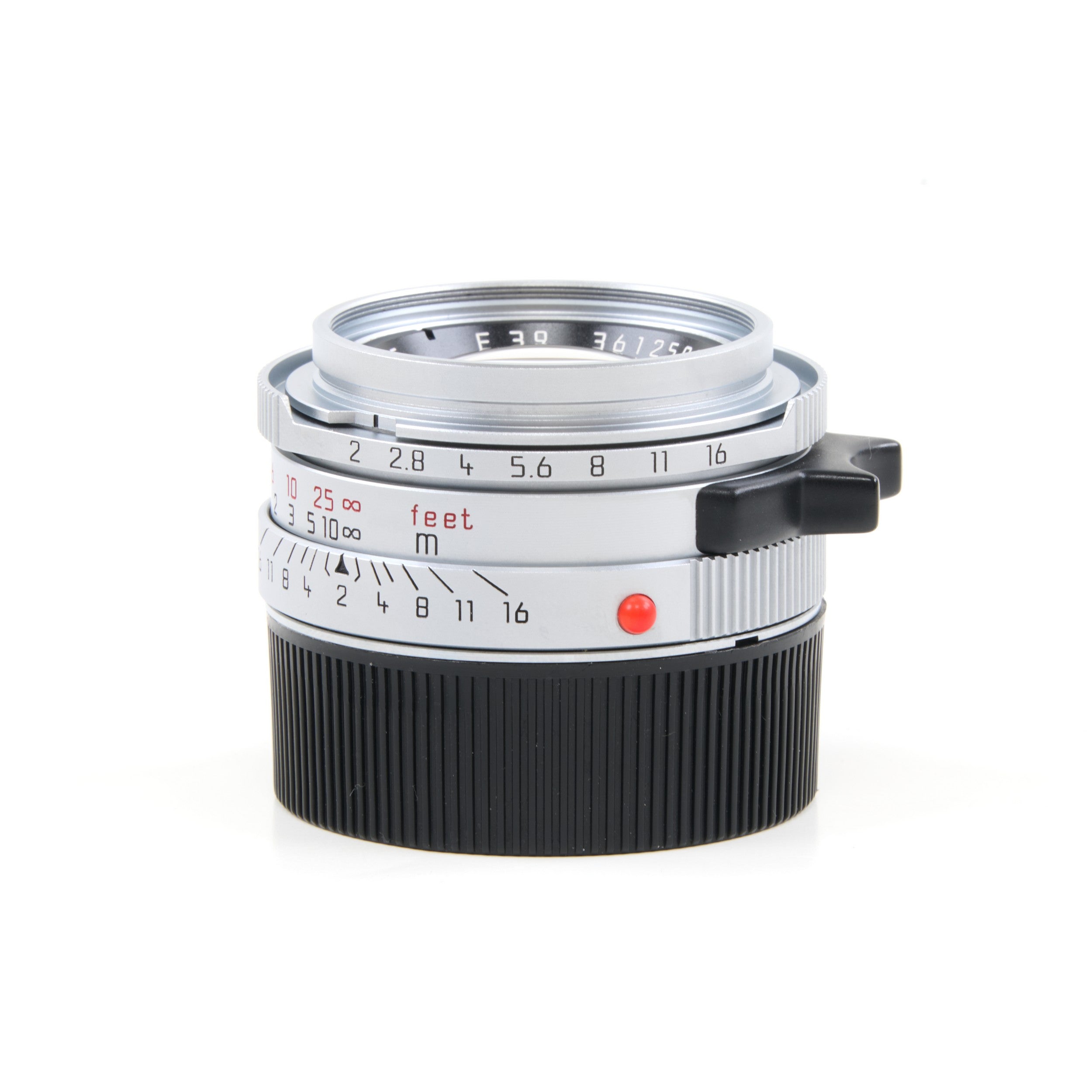 Leica 35mm f2 Summicron-M Silver 4th Version King Of Bokeh Germany + Box