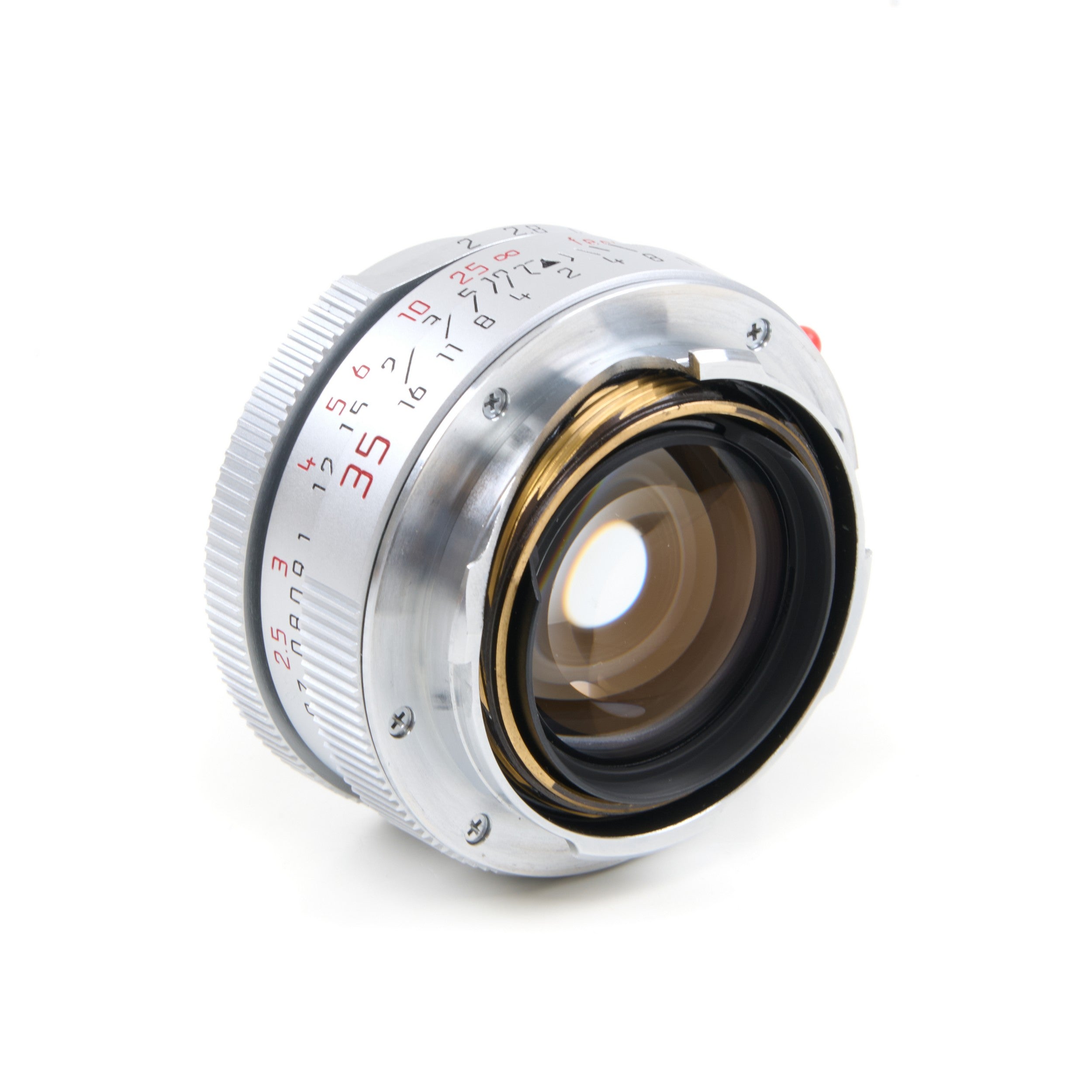 Leica 35mm f2 Summicron-M Silver 4th Version King Of Bokeh Germany + Box