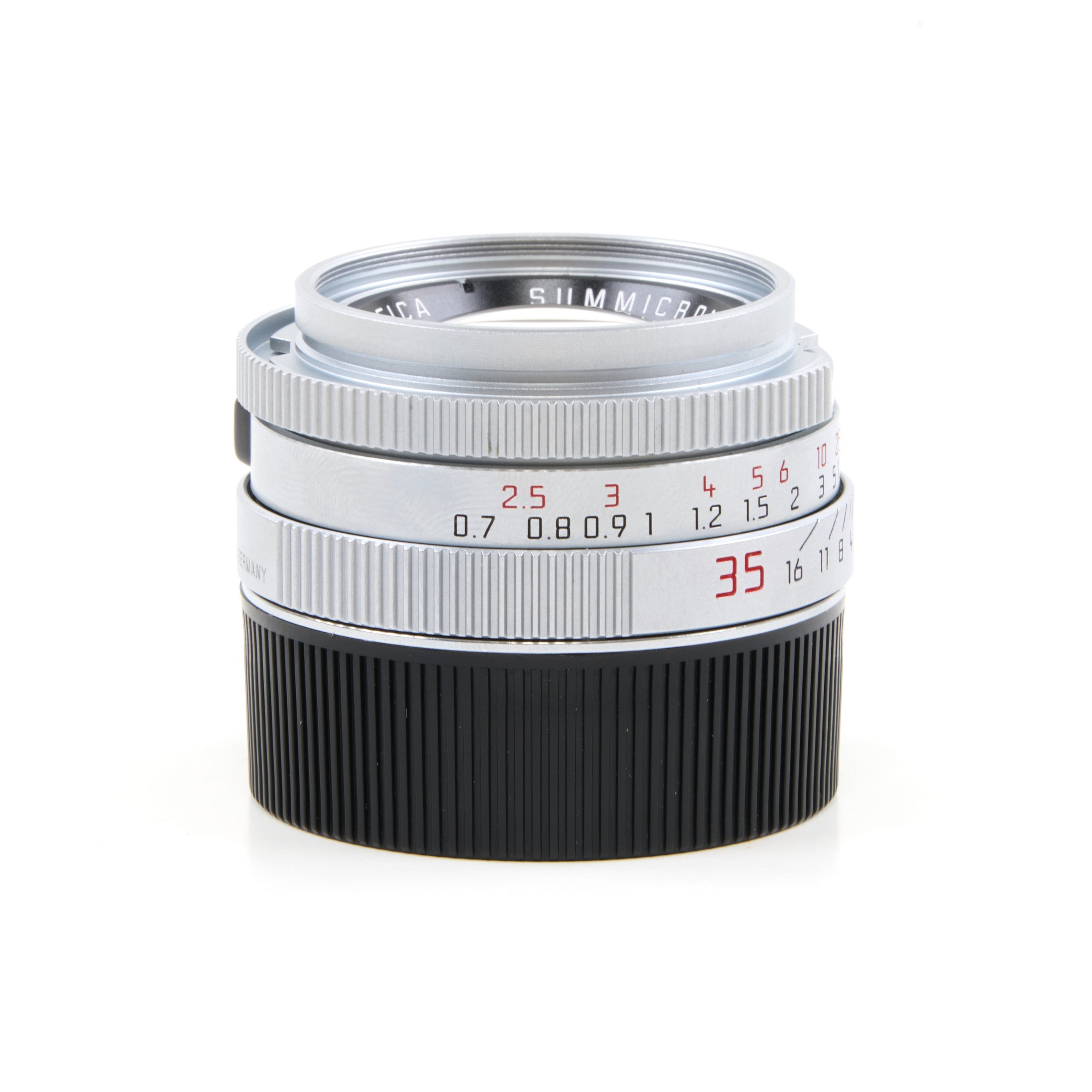 Leica 35mm f2 Summicron-M Silver 4th Version King Of Bokeh Germany + Box