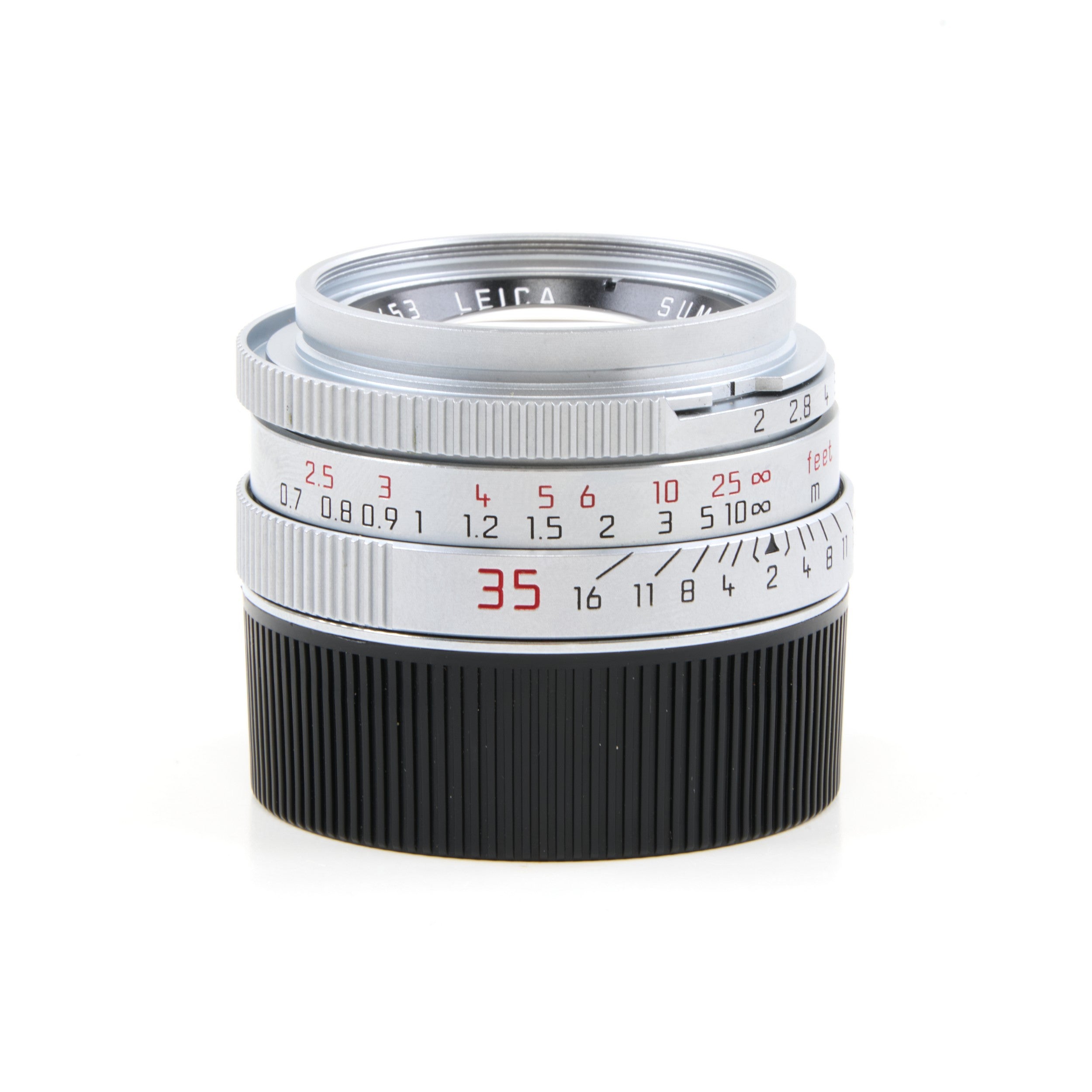 Leica 35mm f2 Summicron-M Silver 4th Version King Of Bokeh Germany + Box