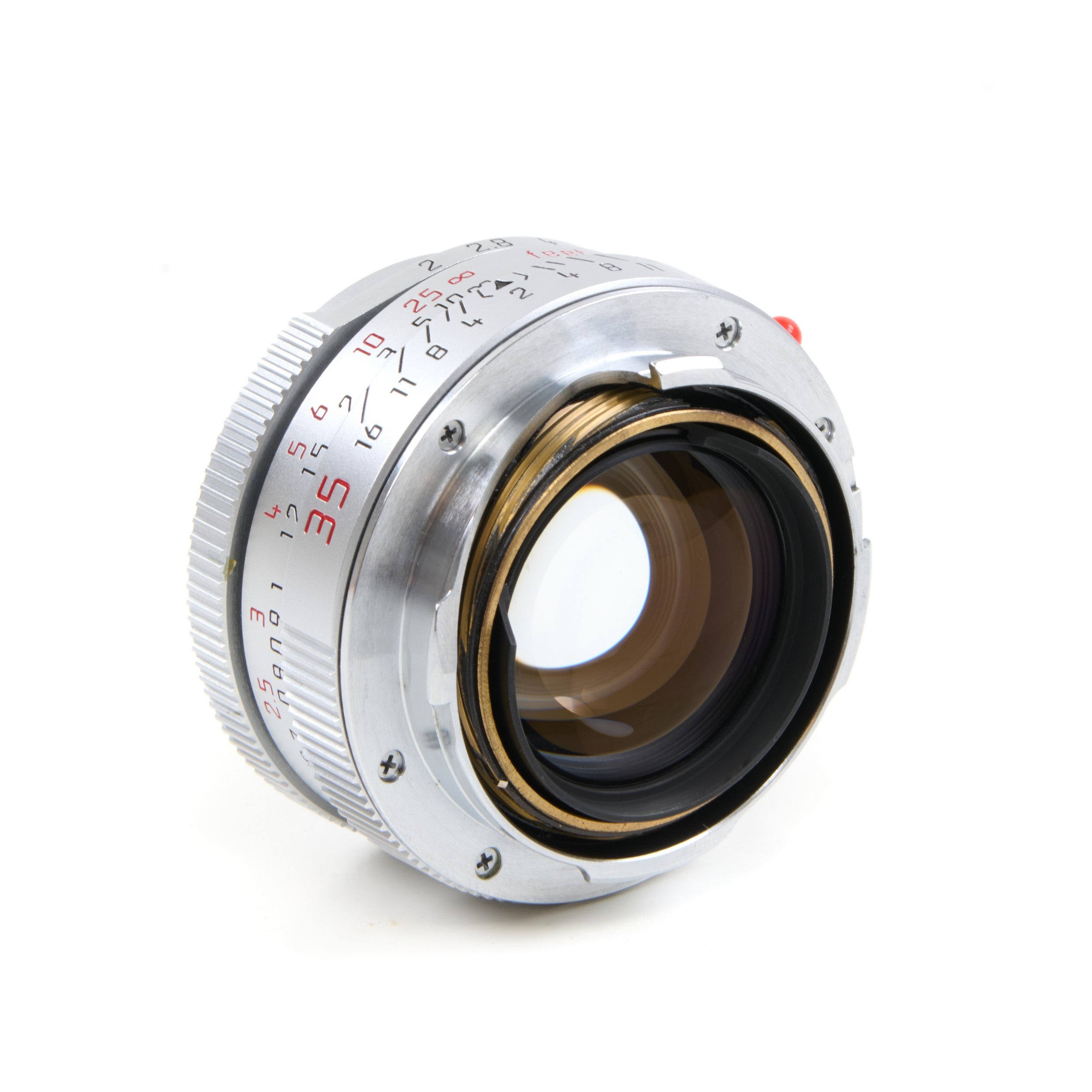 Leica 35mm f2 Summicron-M Silver 4th Version King Of Bokeh Germany + Box