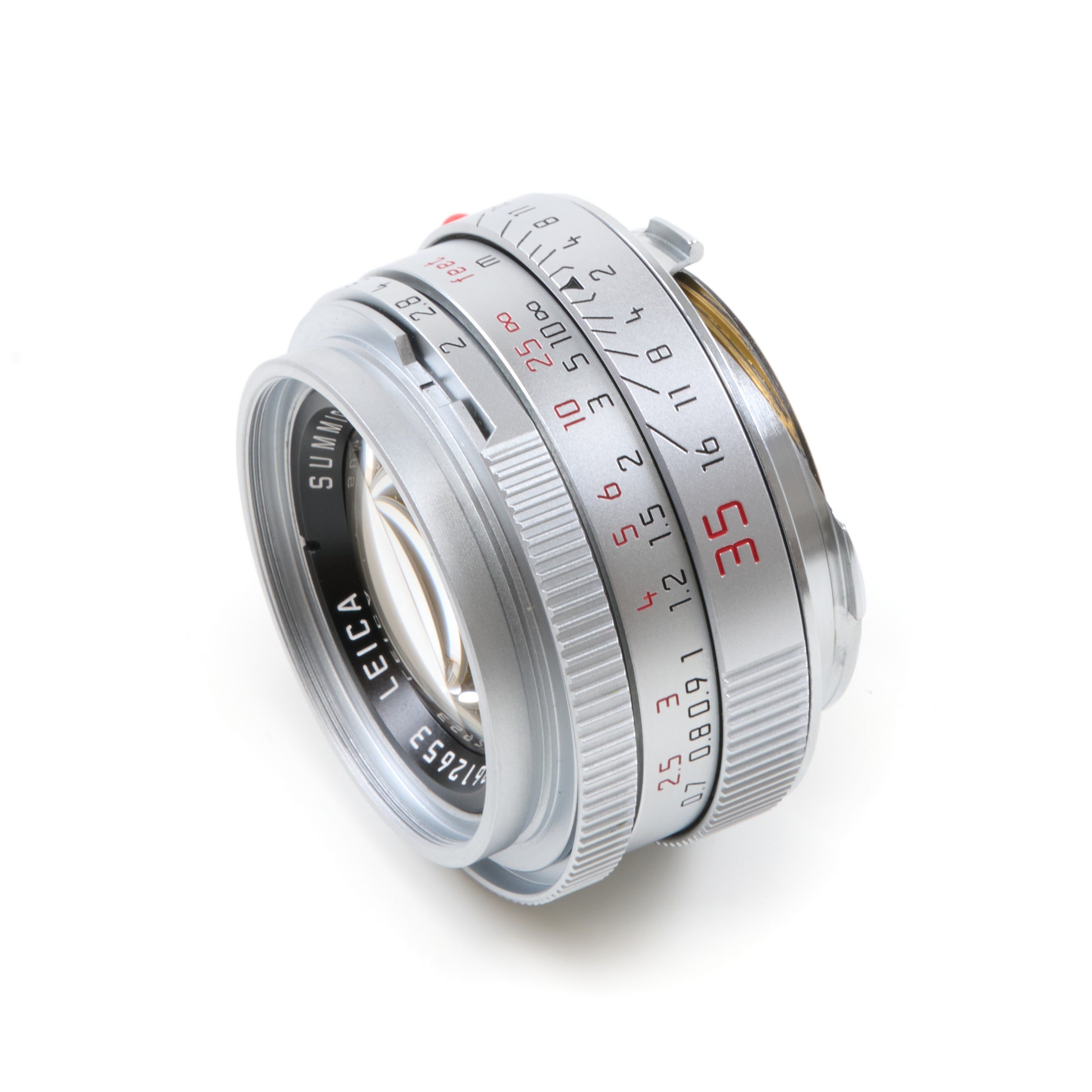 Leica 35mm f2 Summicron-M Silver 4th Version King Of Bokeh Germany + Box