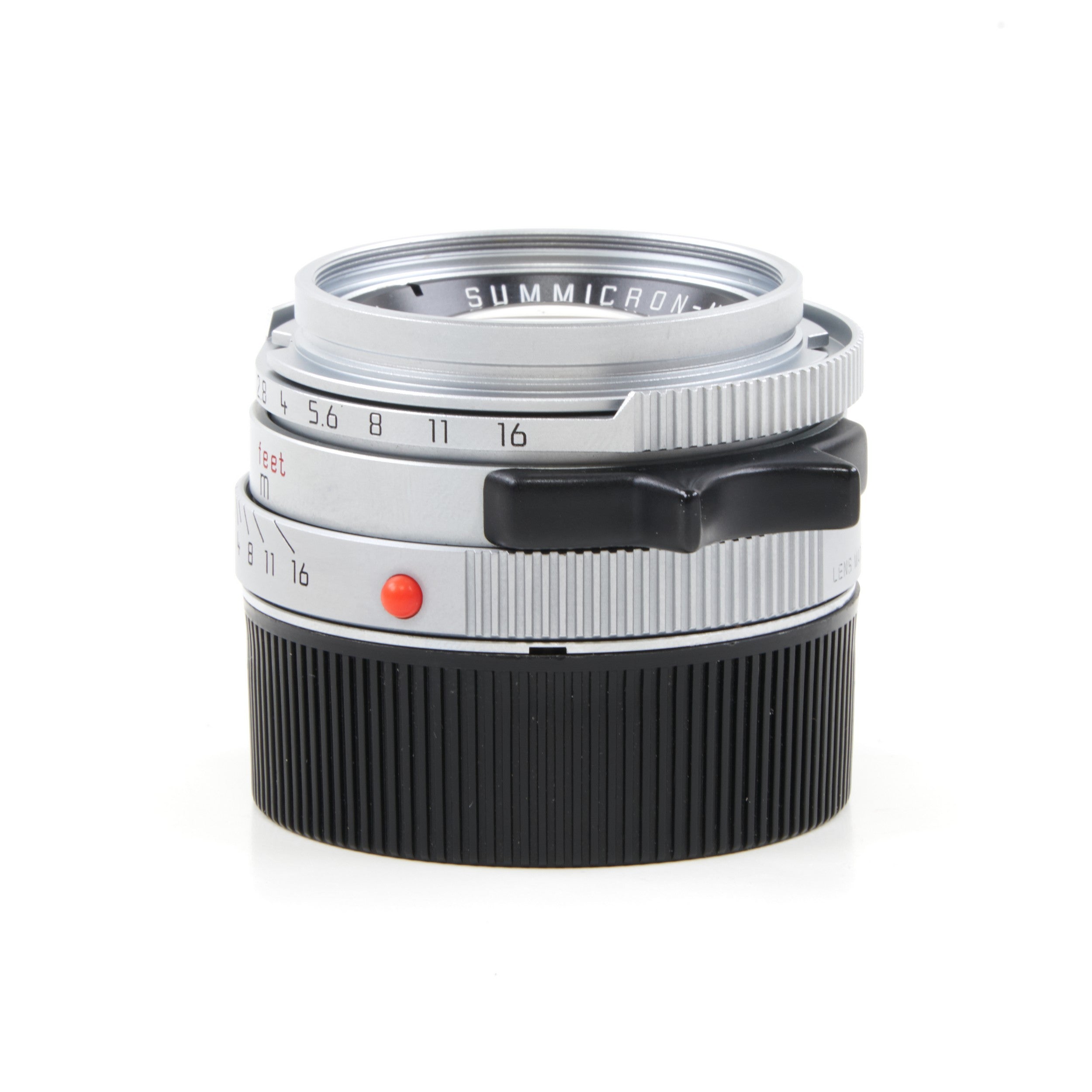 Leica 35mm f2 Summicron-M Silver 4th Version King Of Bokeh Germany + Box READ