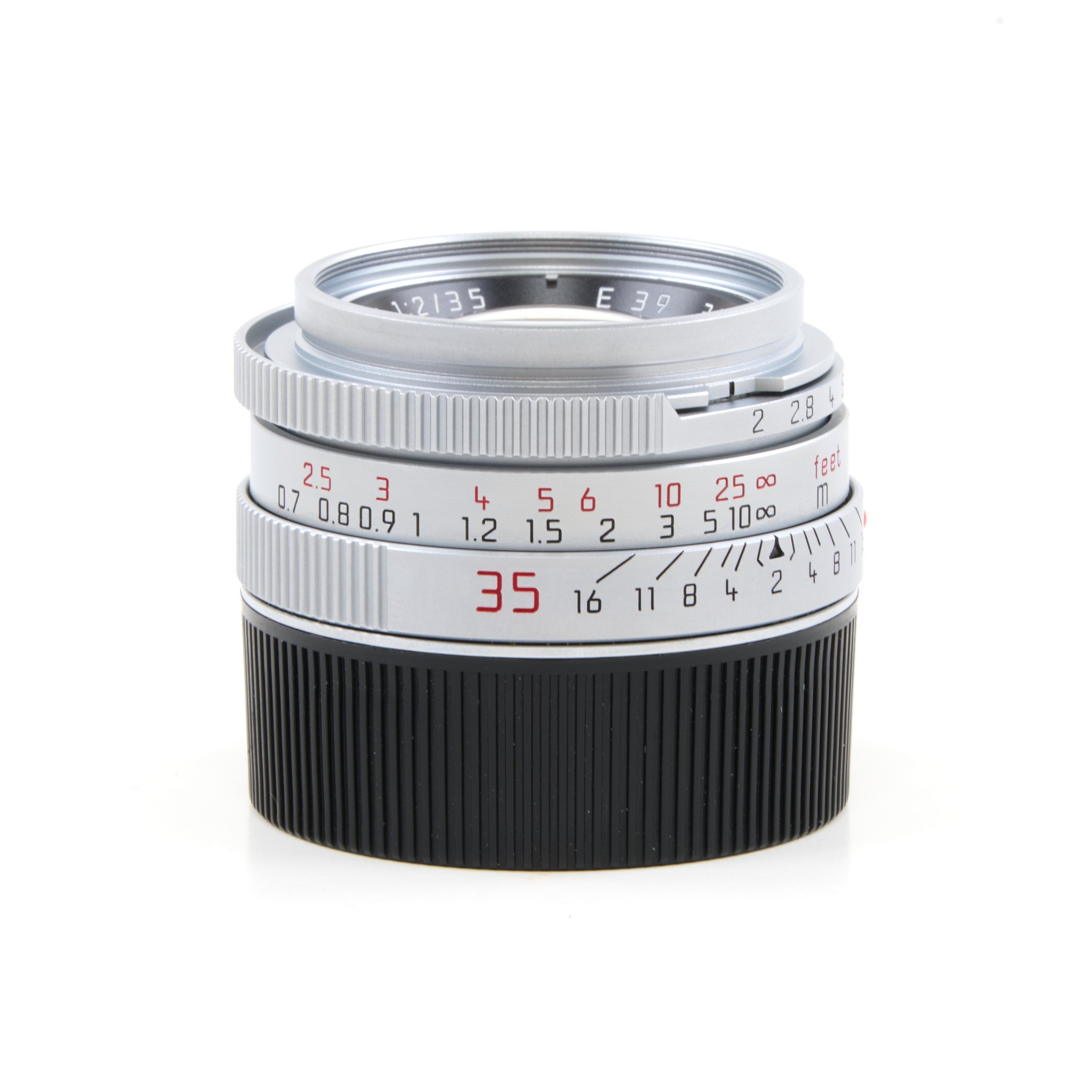 Leica 35mm f2 Summicron-M Silver 4th Version King Of Bokeh Germany + Box READ