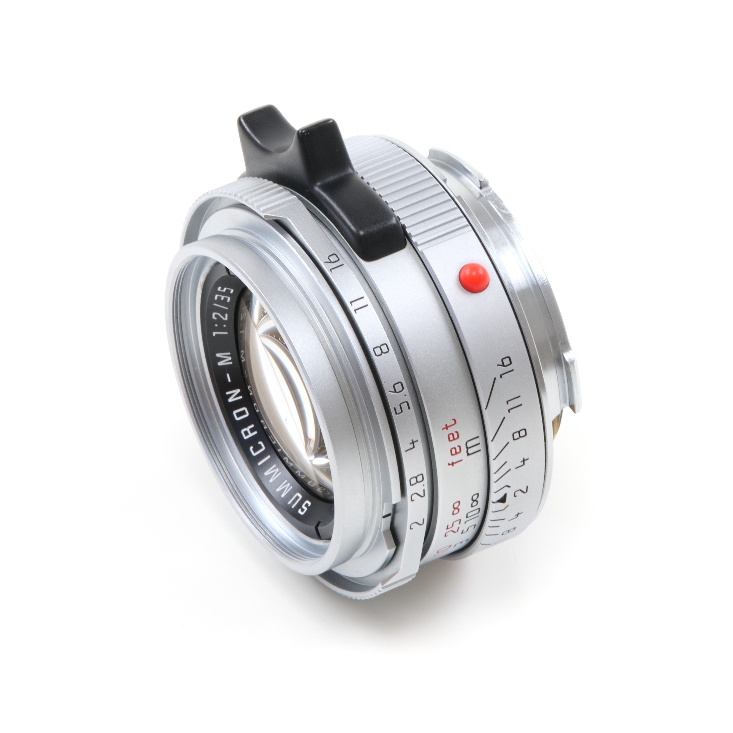 Leica 35mm f2 Summicron-M Silver 4th Version King Of Bokeh Germany + Box READ