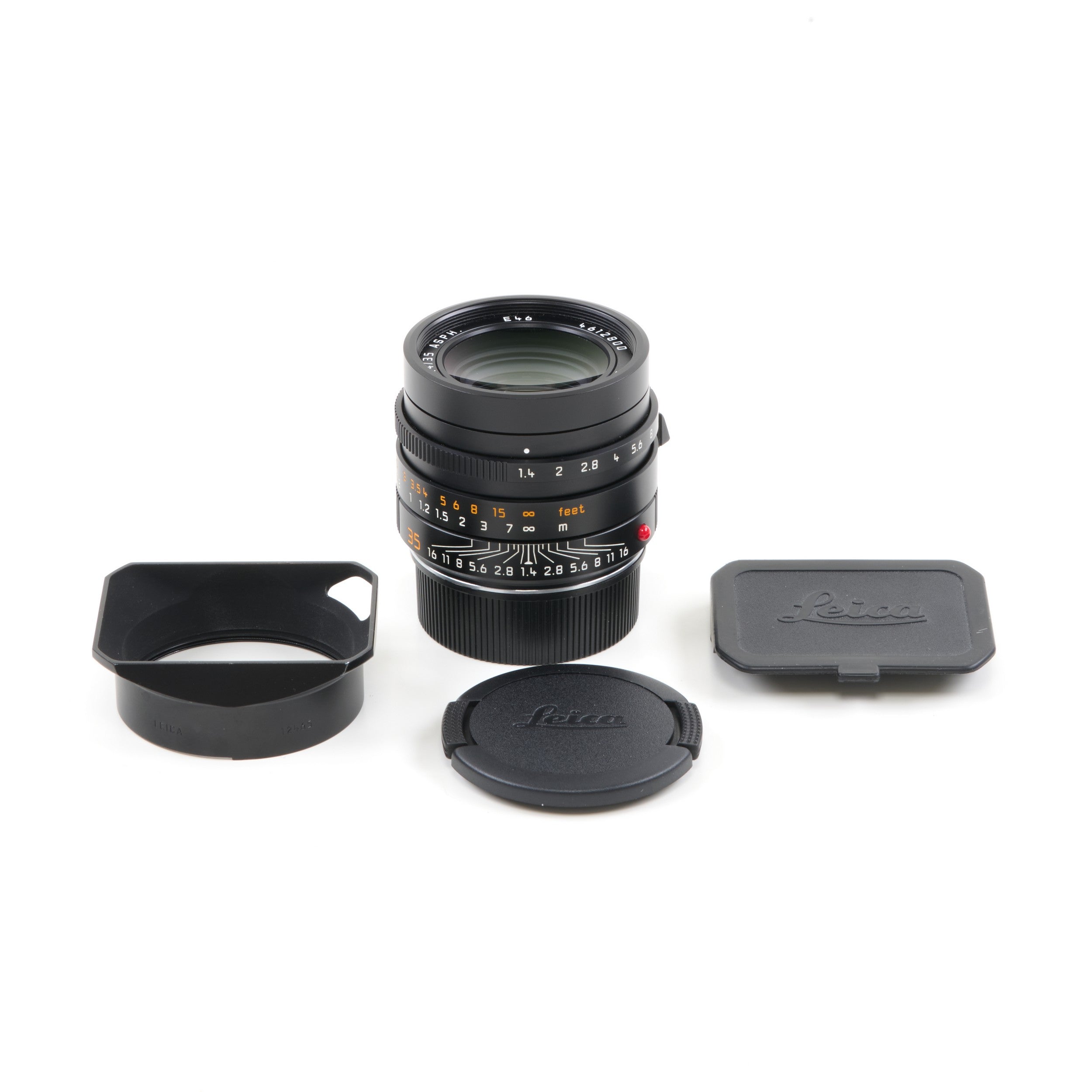 Leica 35mm f1.4 Summilux-M ASPH Black FLE + Box