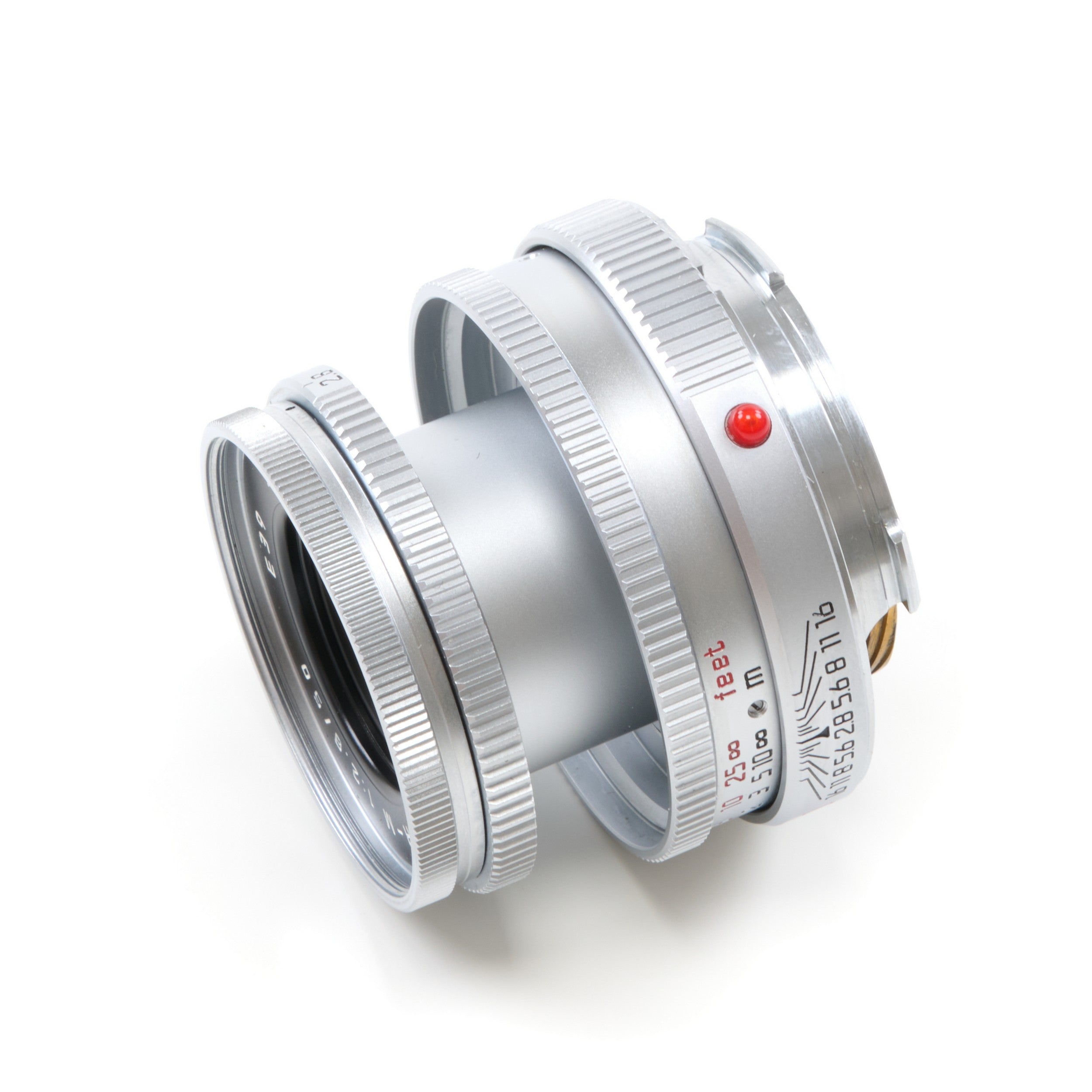 Leica 50mm f2.8 Elmar-M Silver + Box