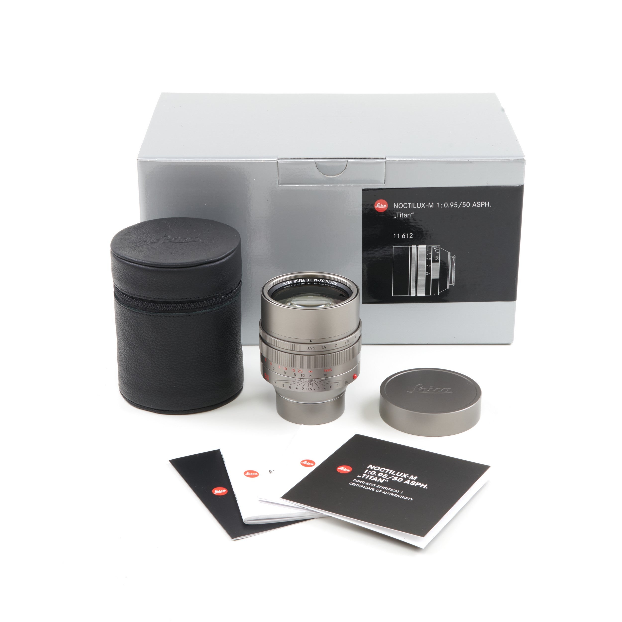 Leica 50mm f0.95 Noctilux-M ASPH Titan + Box