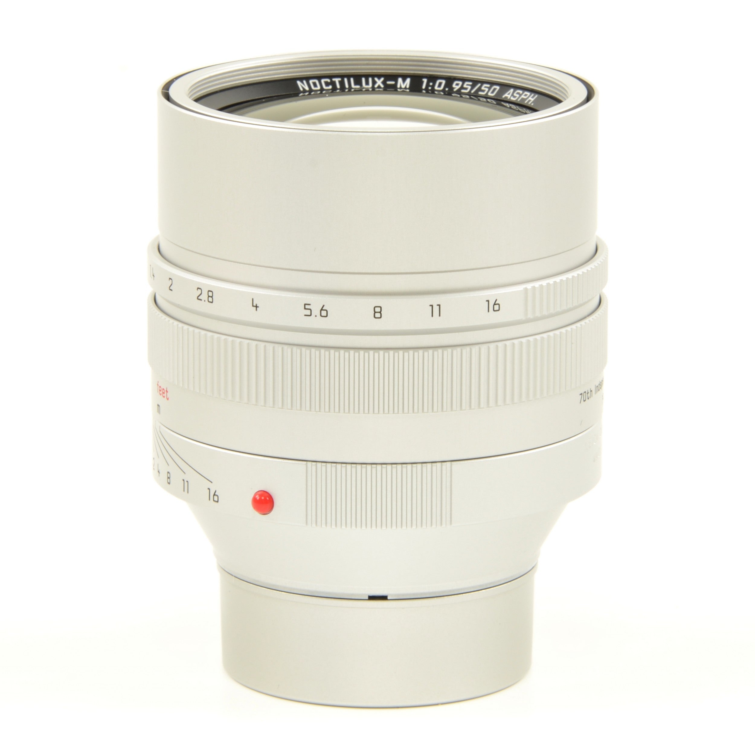 Leica 50mm f0.95 Noctilux-M ASPH Silver "70th Anniversary Republic of Korea" + Box