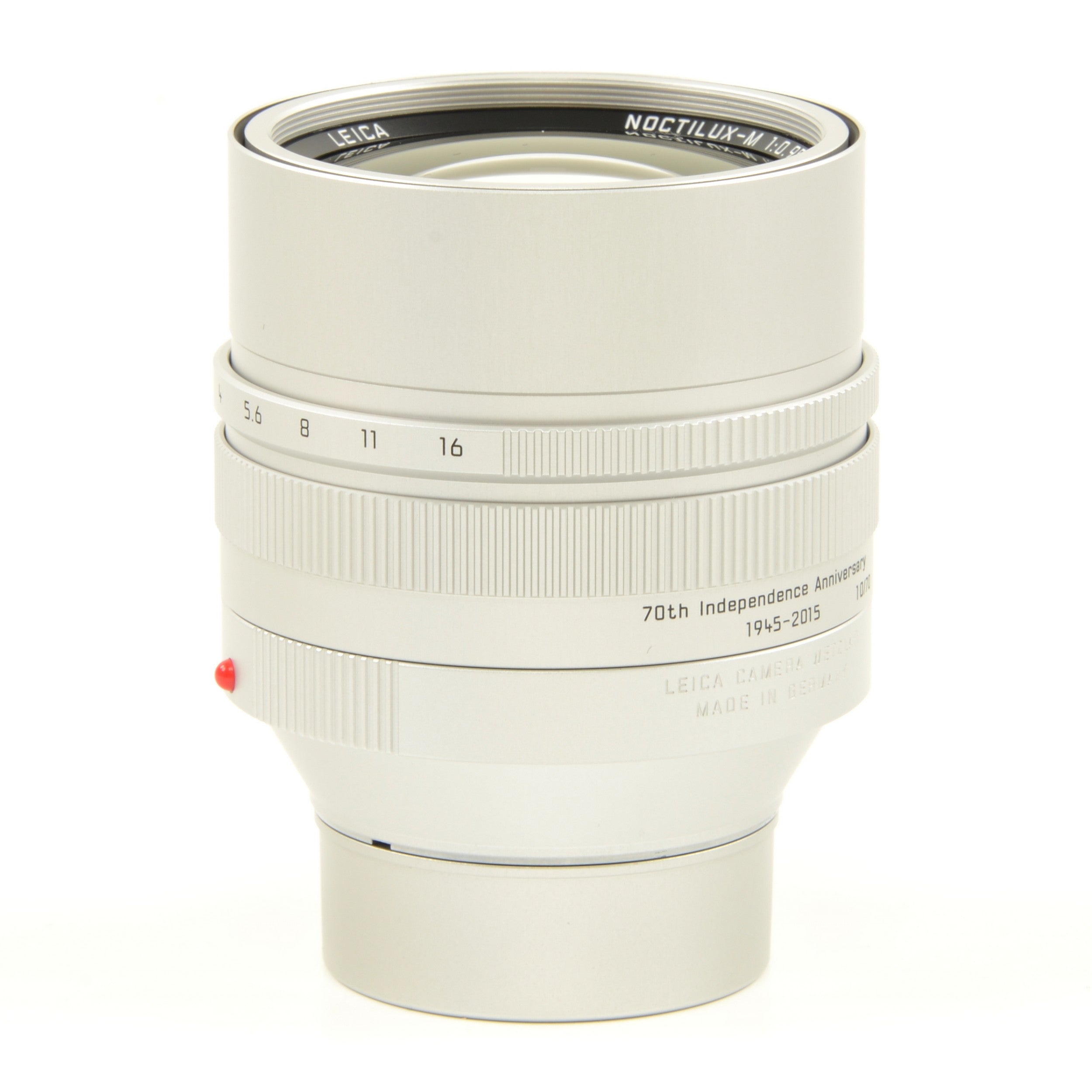 Leica 50mm f0.95 Noctilux-M ASPH Silver "70th Anniversary Republic of Korea" + Box