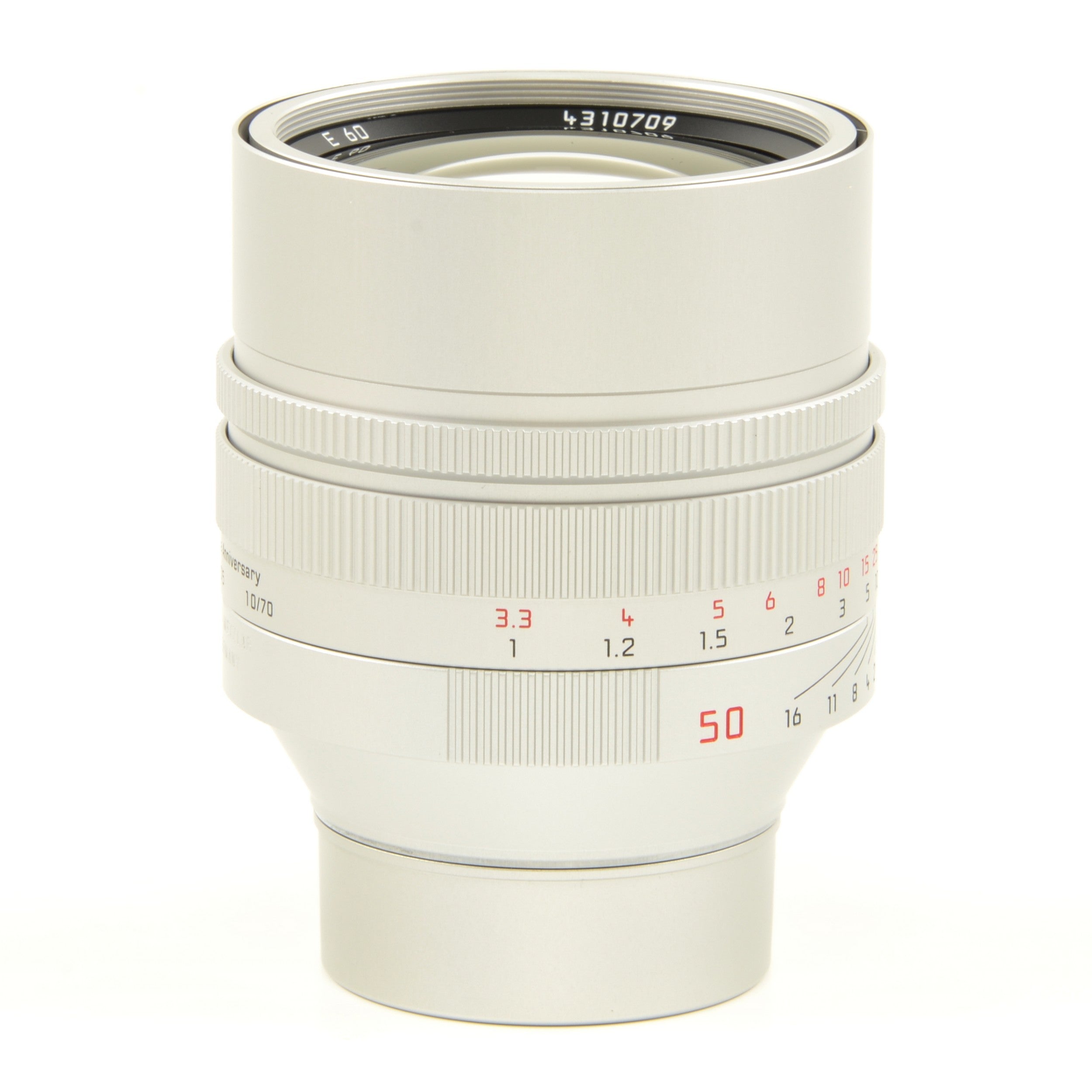 Leica 50mm f0.95 Noctilux-M ASPH Silver "70th Anniversary Republic of Korea" + Box