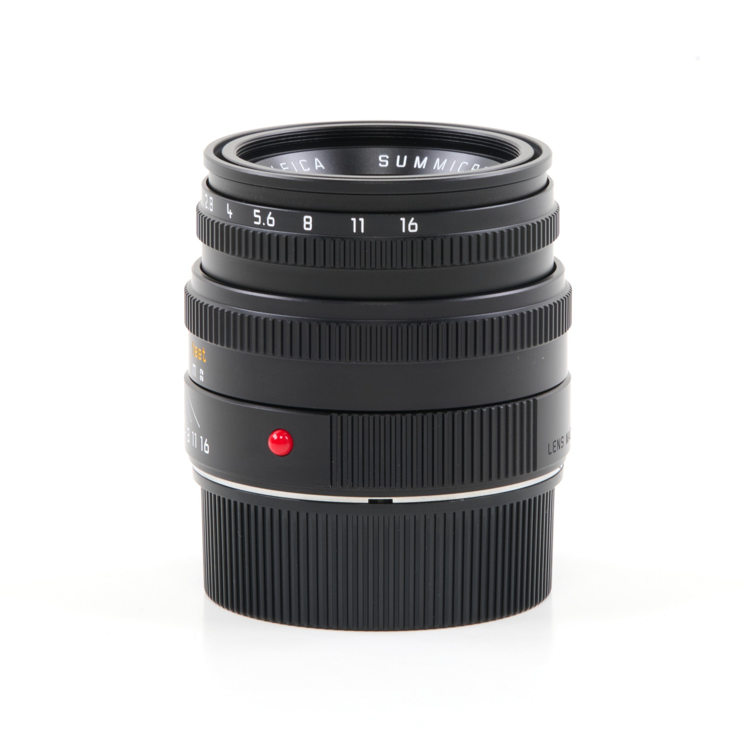 Leica 50mm f2 Summicron-M Black 6-Bit + Box
