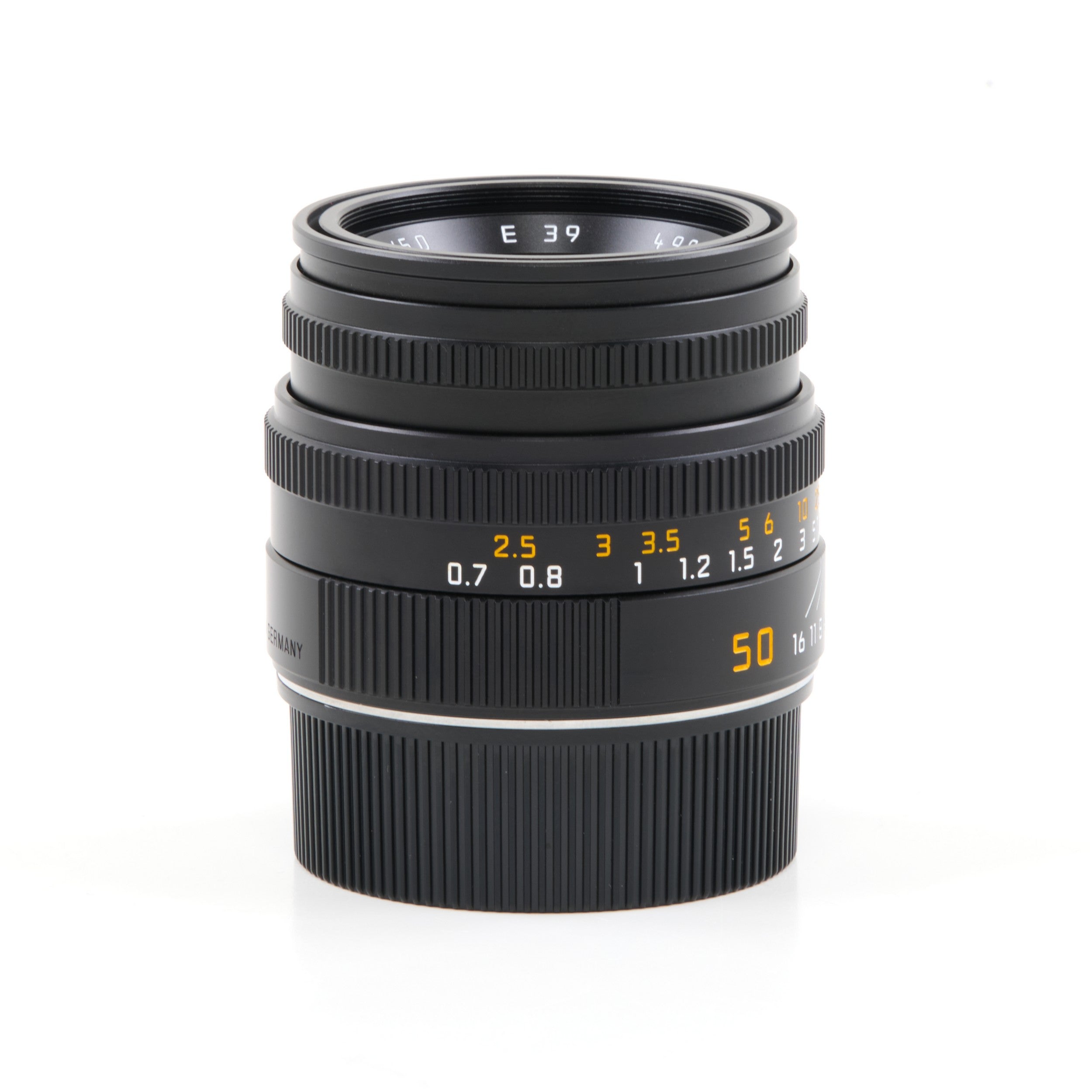 Leica 50mm f2 Summicron-M Black 6-Bit + Box
