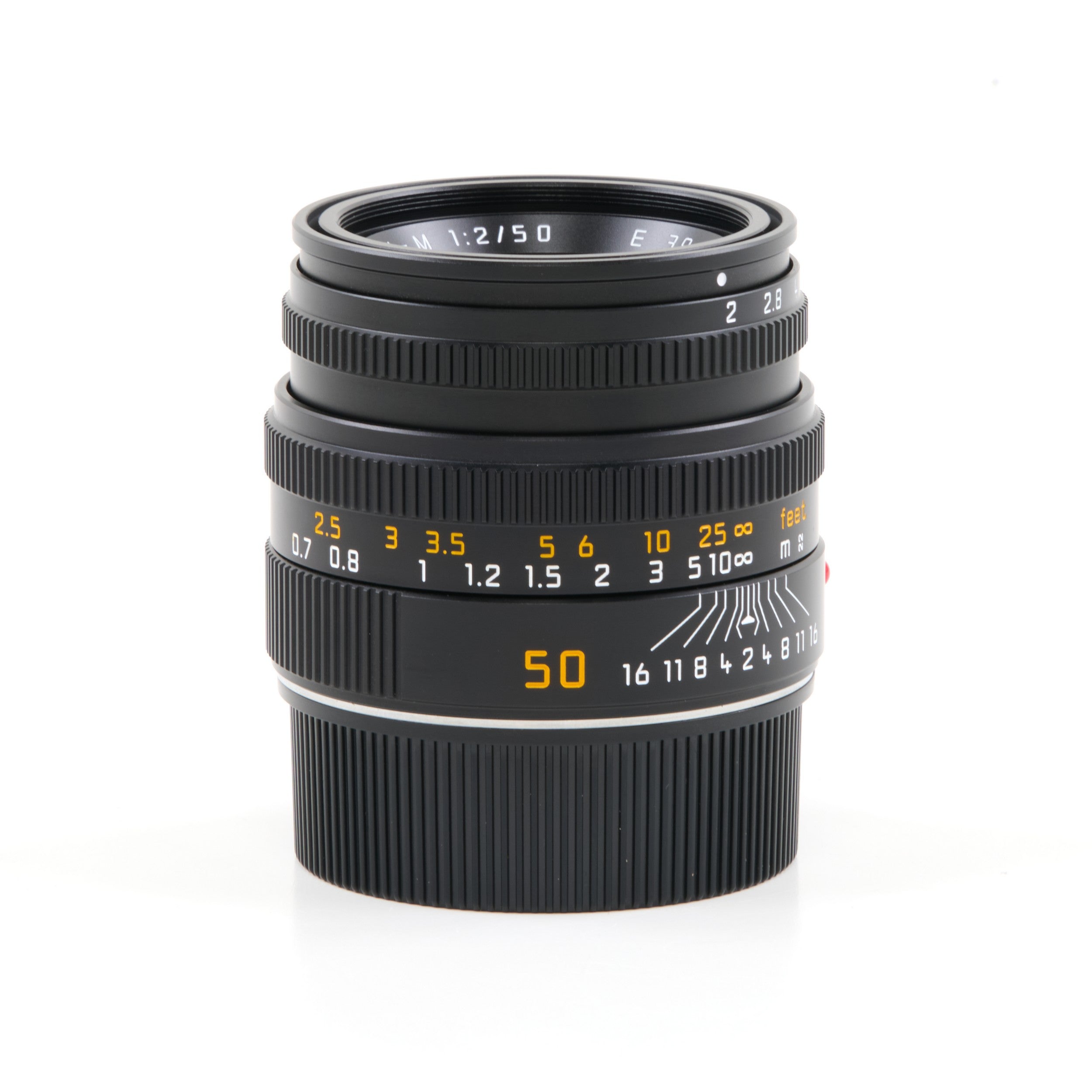 Leica 50mm f2 Summicron-M Black 6-Bit + Box