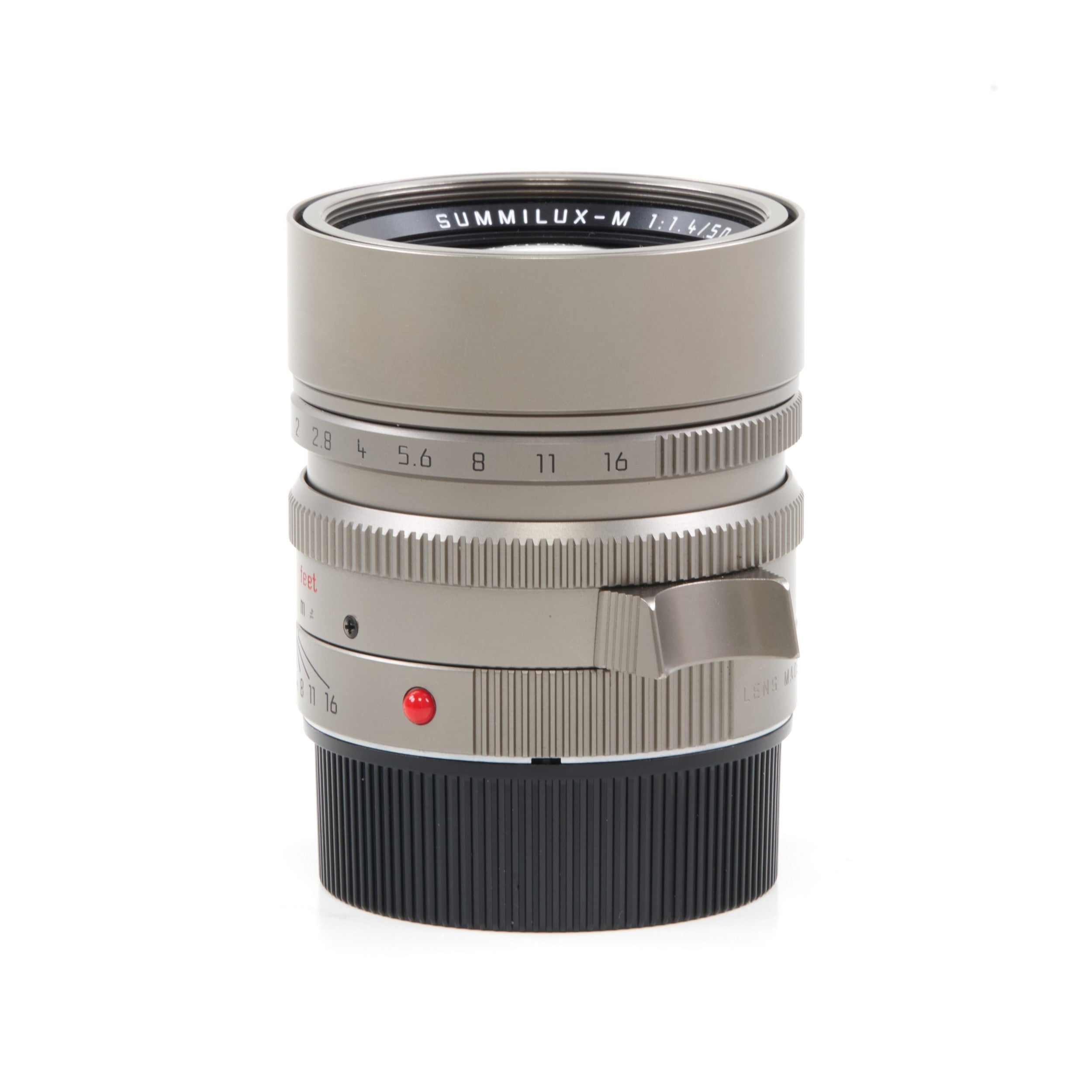 Leica 50mm f1.4 Summilux-M ASPH Titanium From M7 Titanium Set