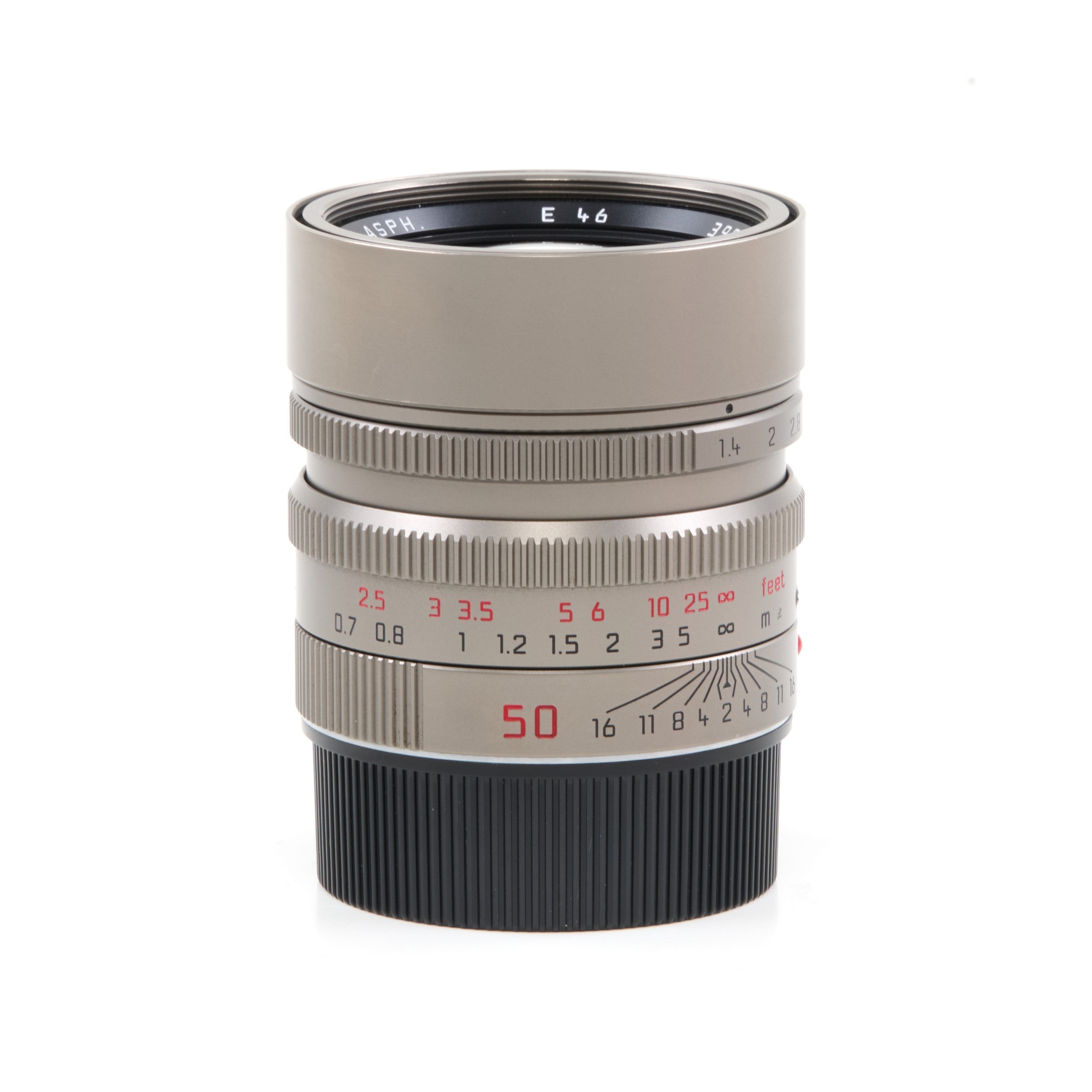 Leica 50mm f1.4 Summilux-M ASPH Titanium From M7 Titanium Set
