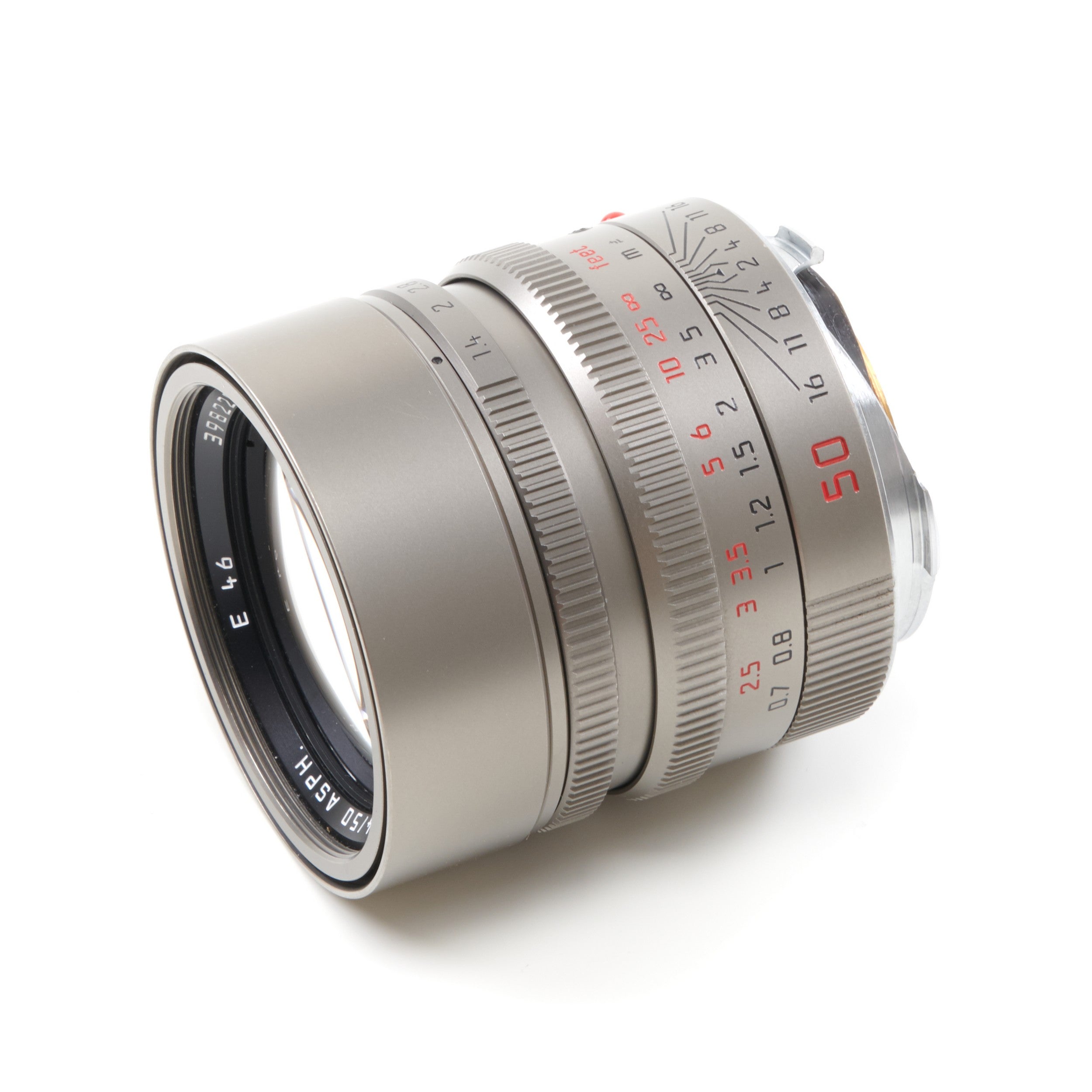 Leica 50mm f1.4 Summilux-M ASPH Titanium From M7 Titanium Set