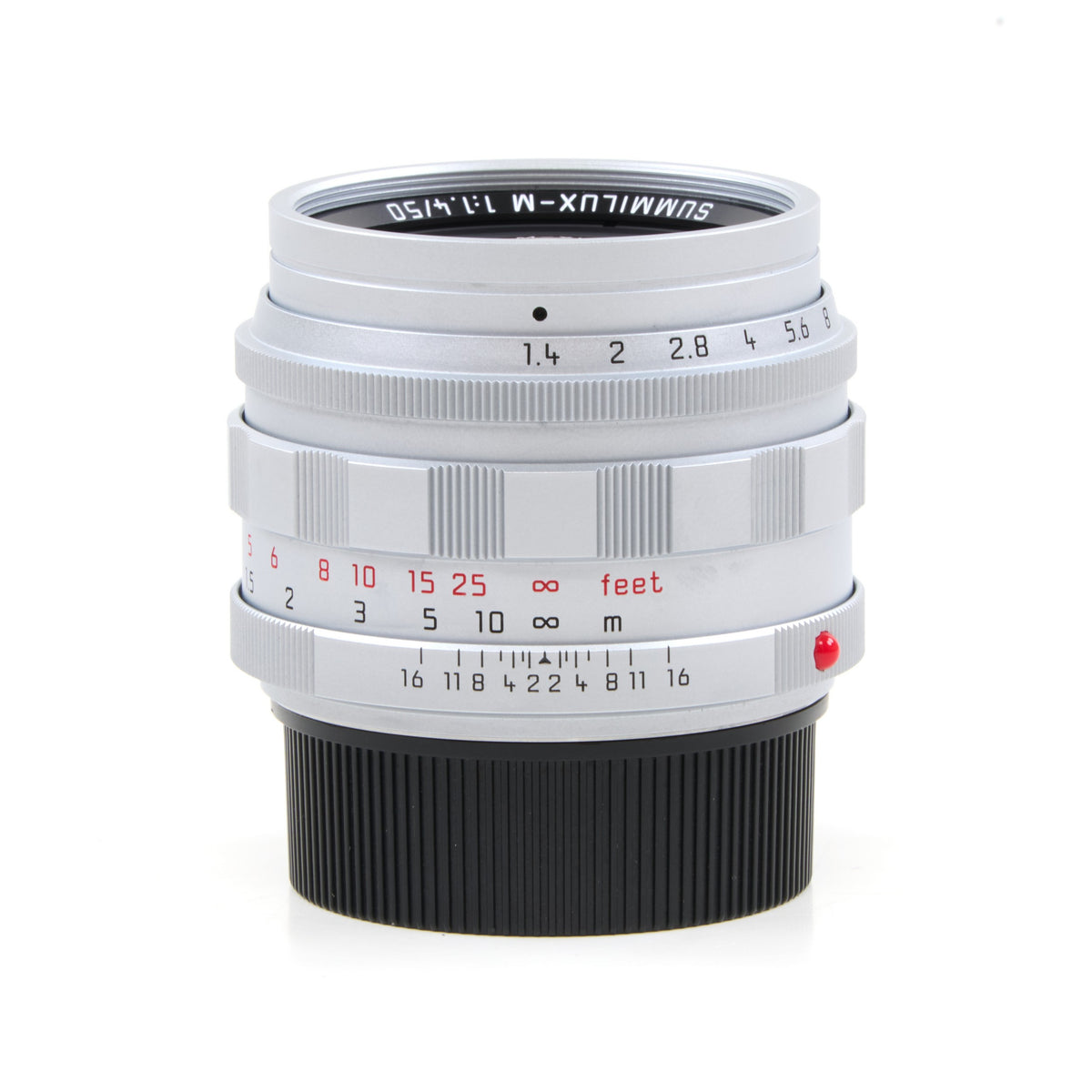Leica 50mm f1.4 Summilux-M Re-Issue Silver + Box