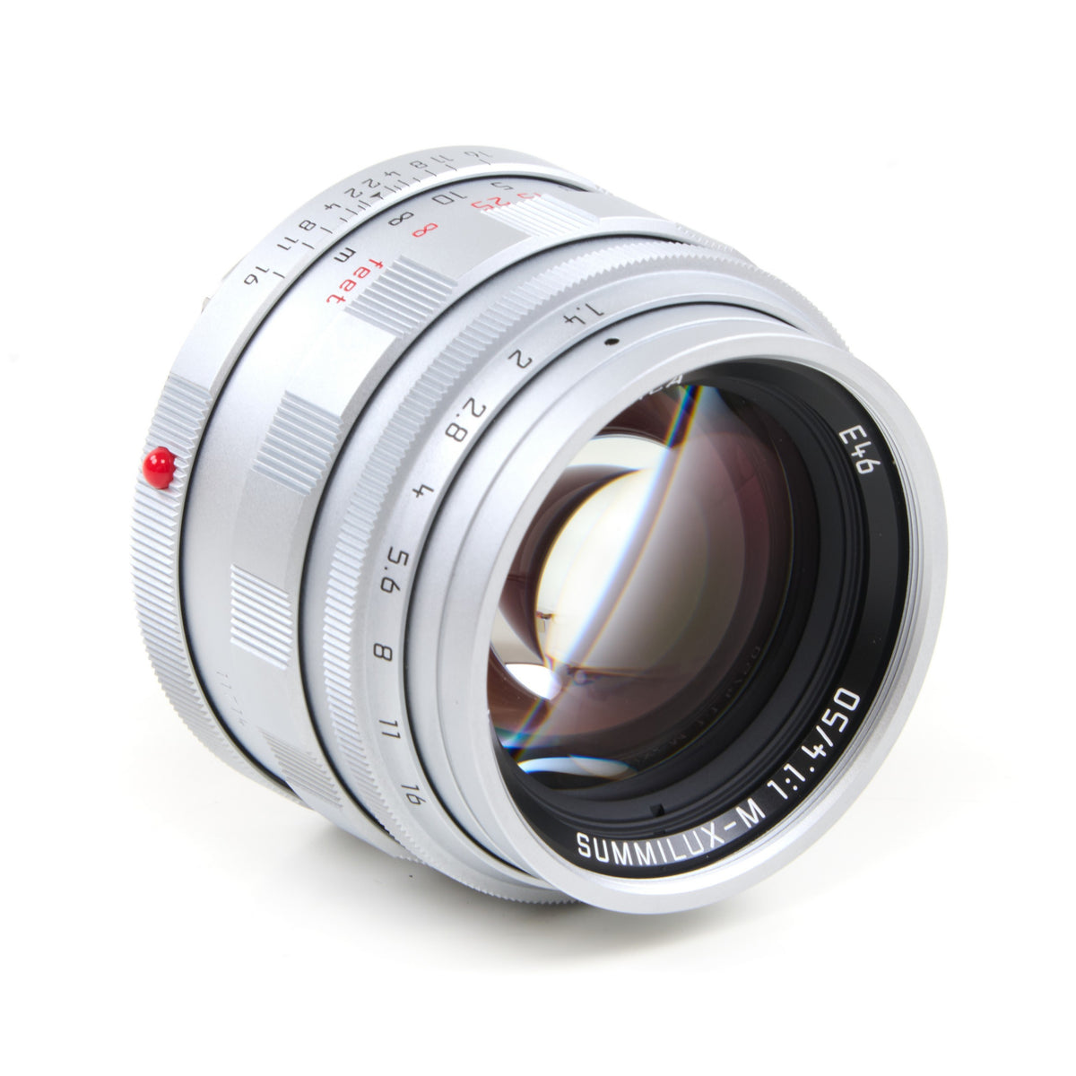 Leica 50mm f1.4 Summilux-M Re-Issue Silver + Box