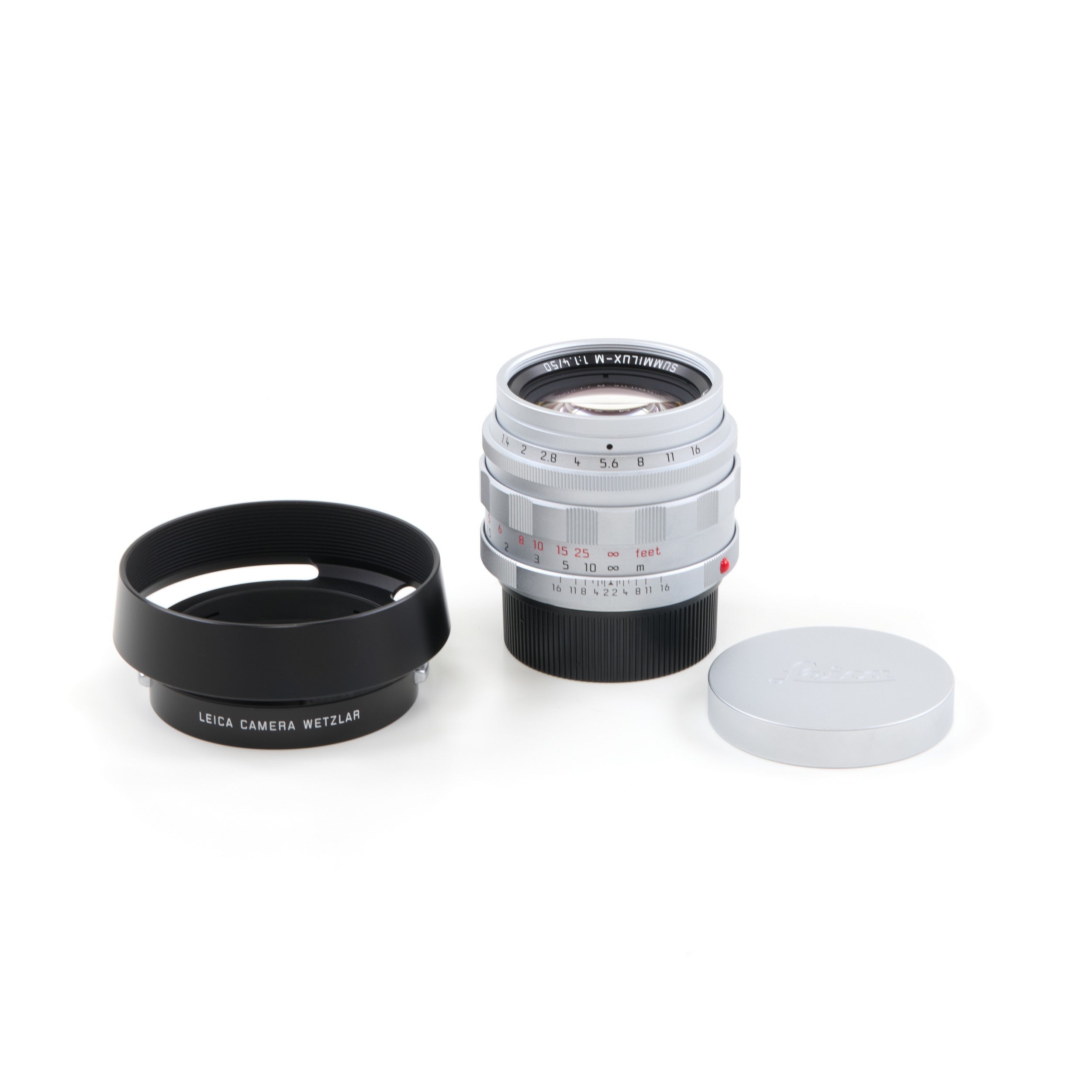 Leica 50mm f1.4 Summilux-M Re-Issue Silver + Box