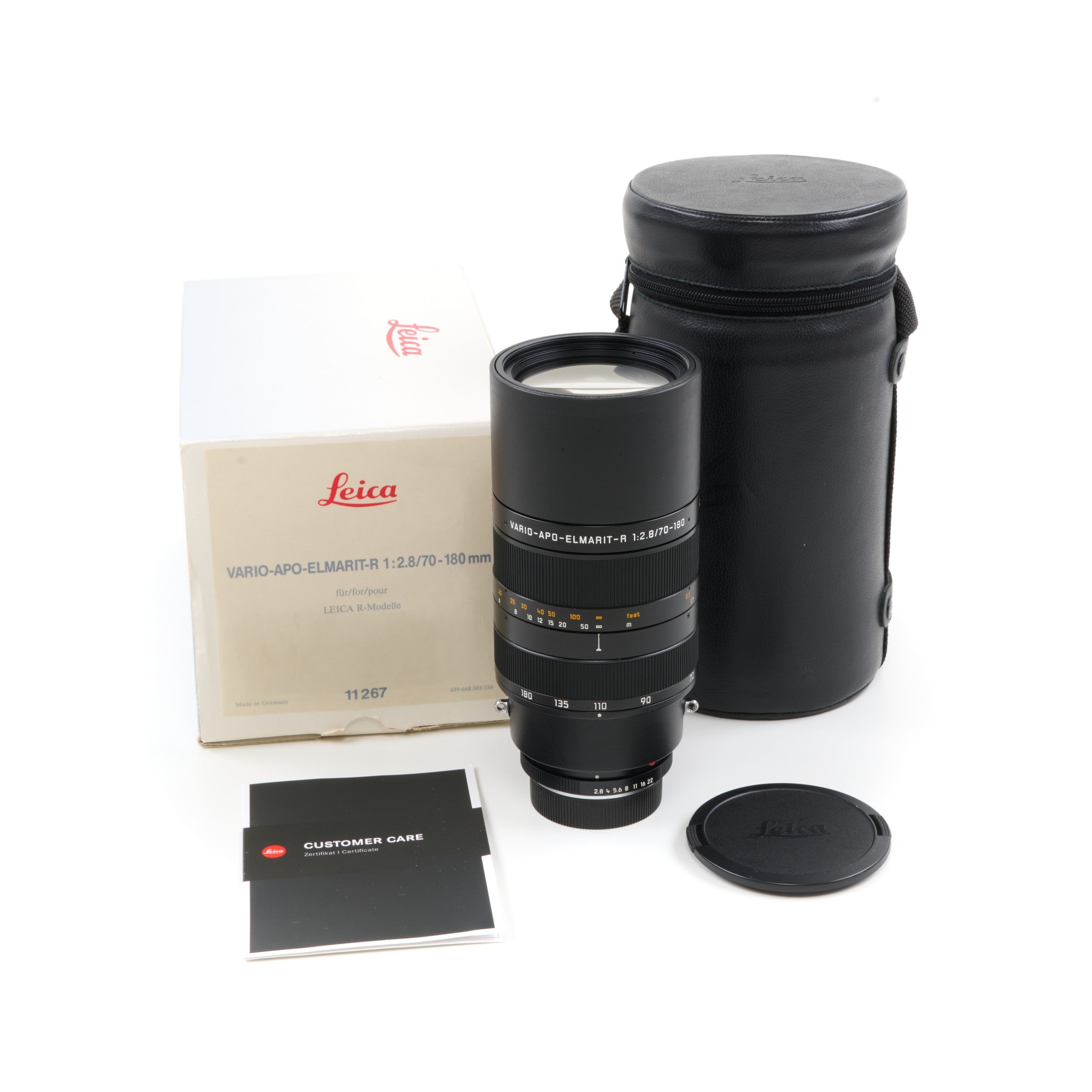 Leica 70-180mm f2.8 Vario-APO-Elmarit-R + Box