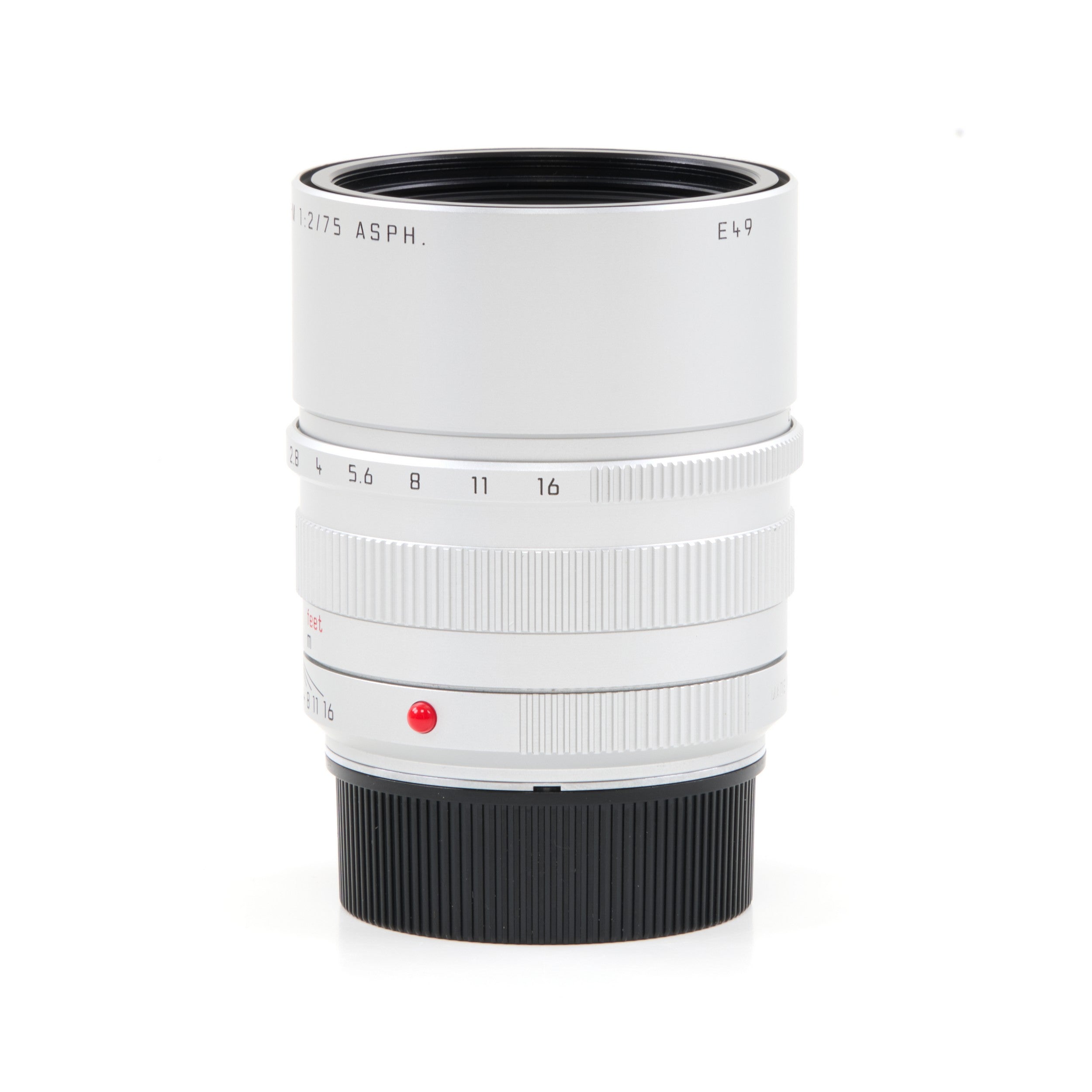 Leica 75mm f2 APO-Summicron-M ASPH Silver + Box