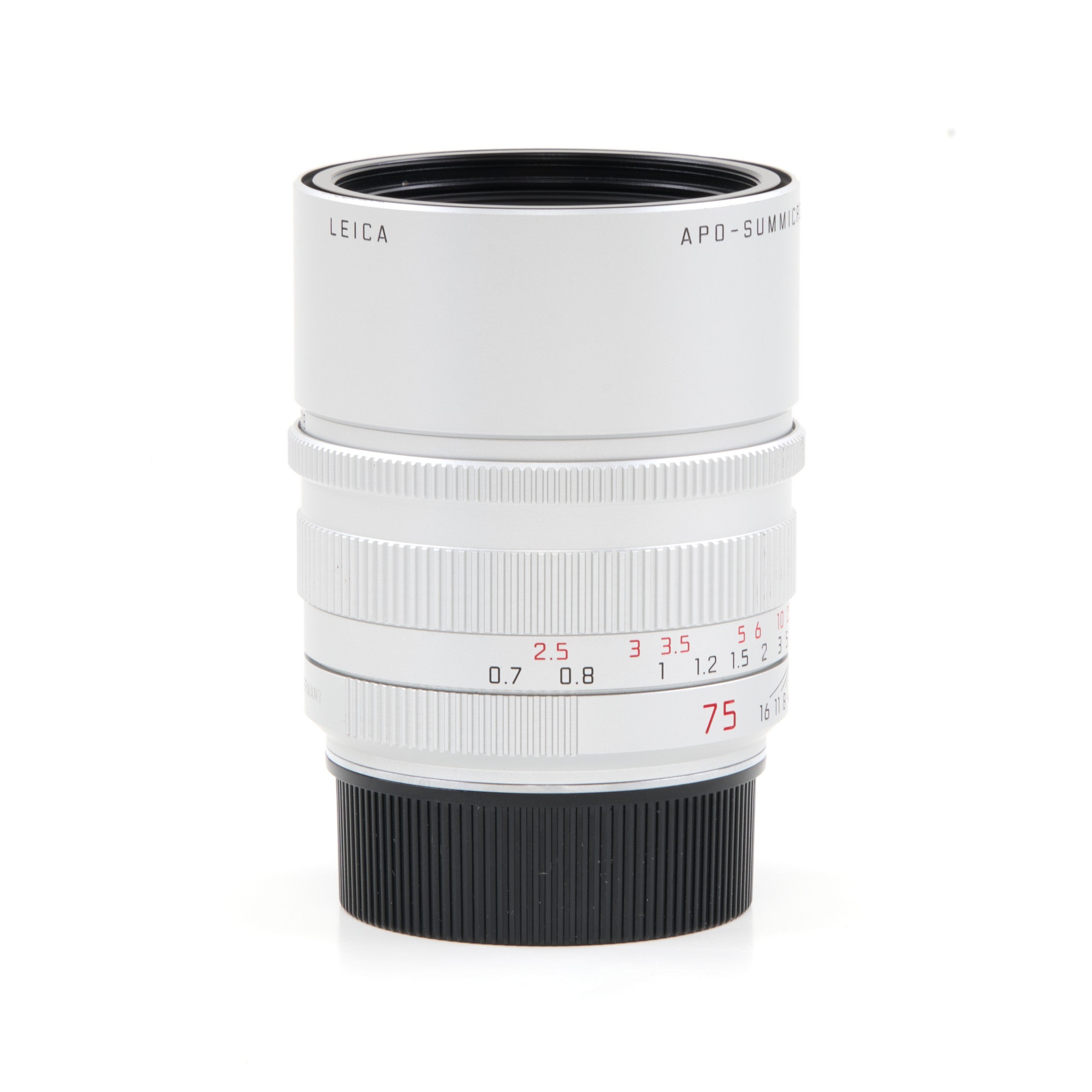 Leica 75mm f2 APO-Summicron-M ASPH Silver + Box