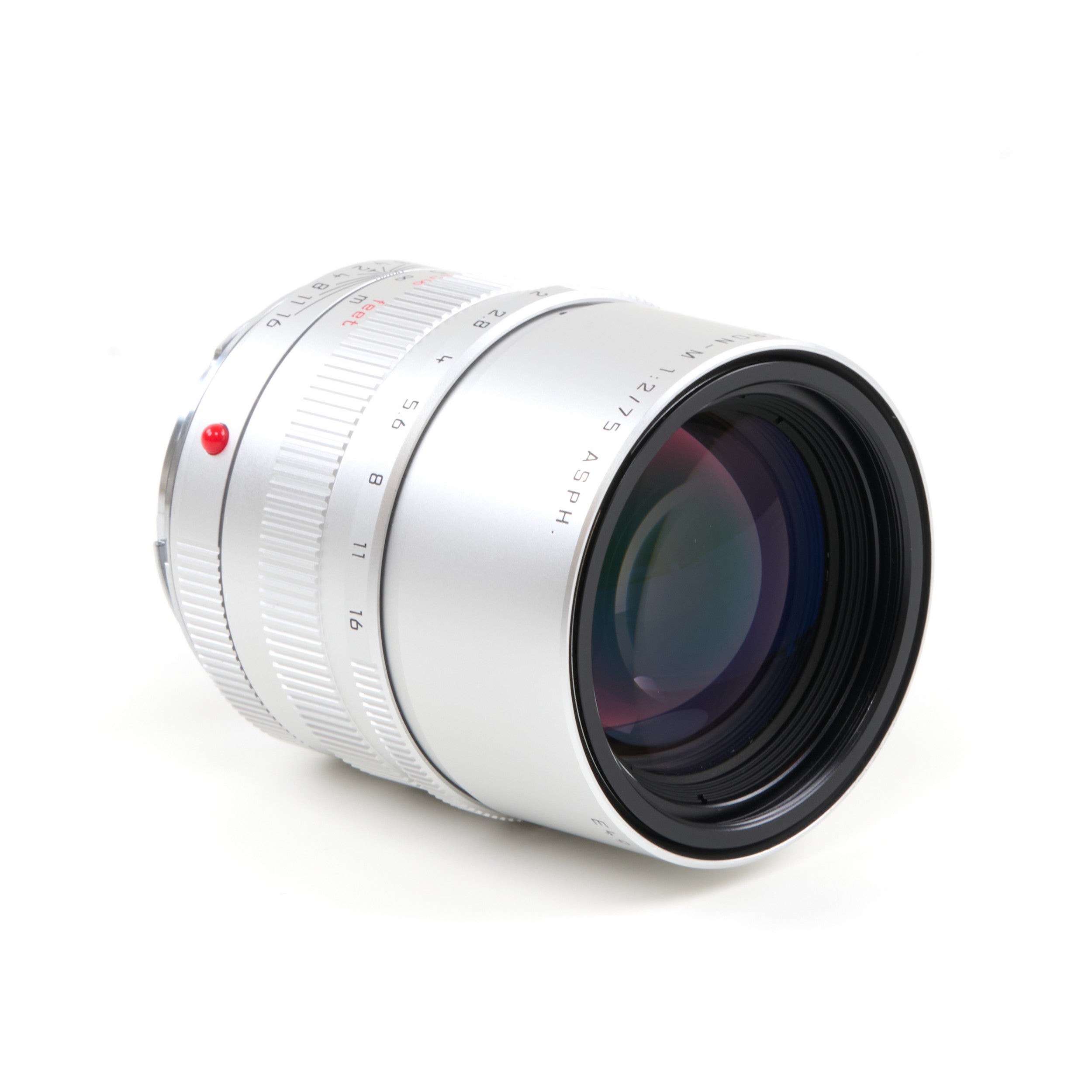 Leica 75mm f2 APO-Summicron-M ASPH Silver + Box