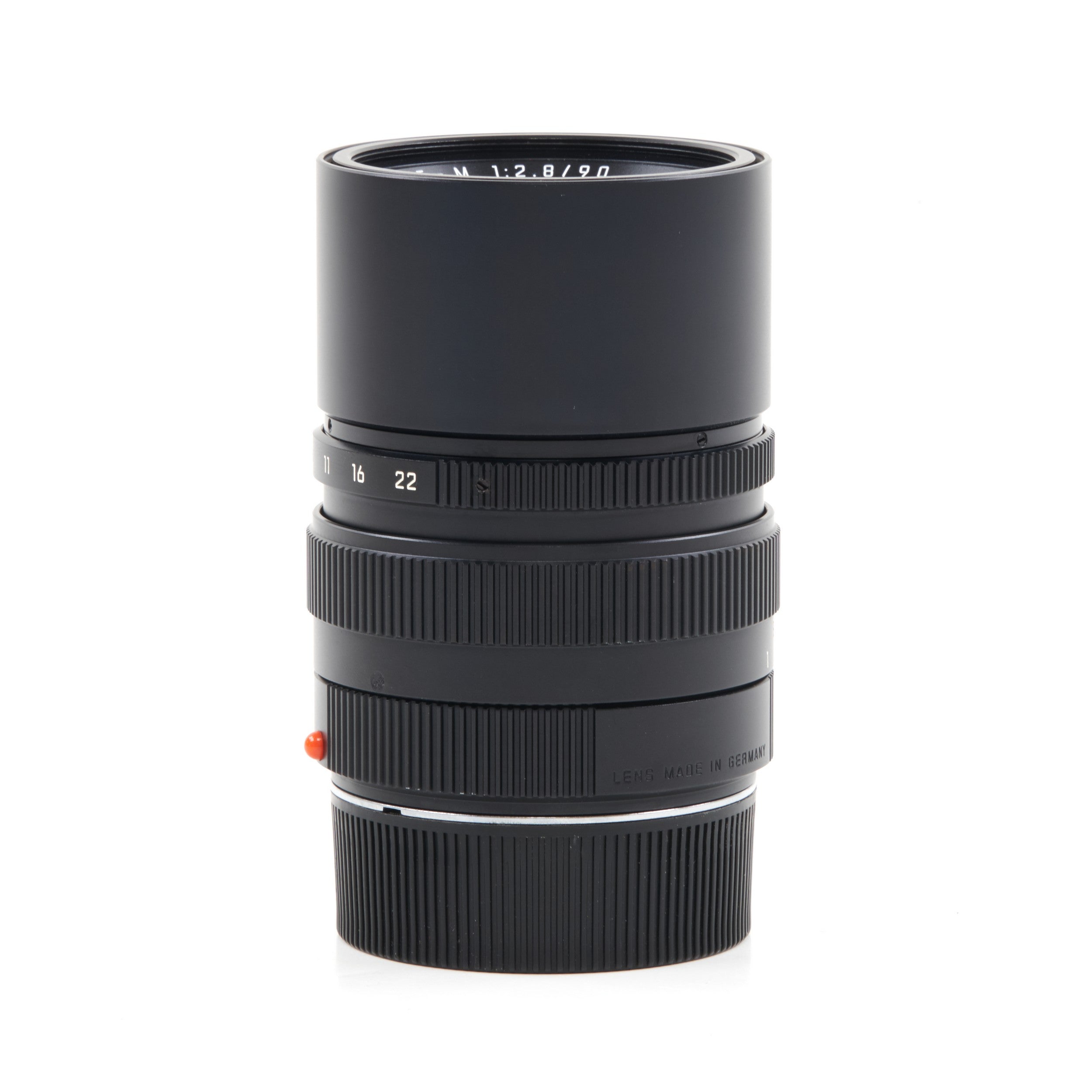 Leica 90mm f2.8 Elmarit-M Black + Box