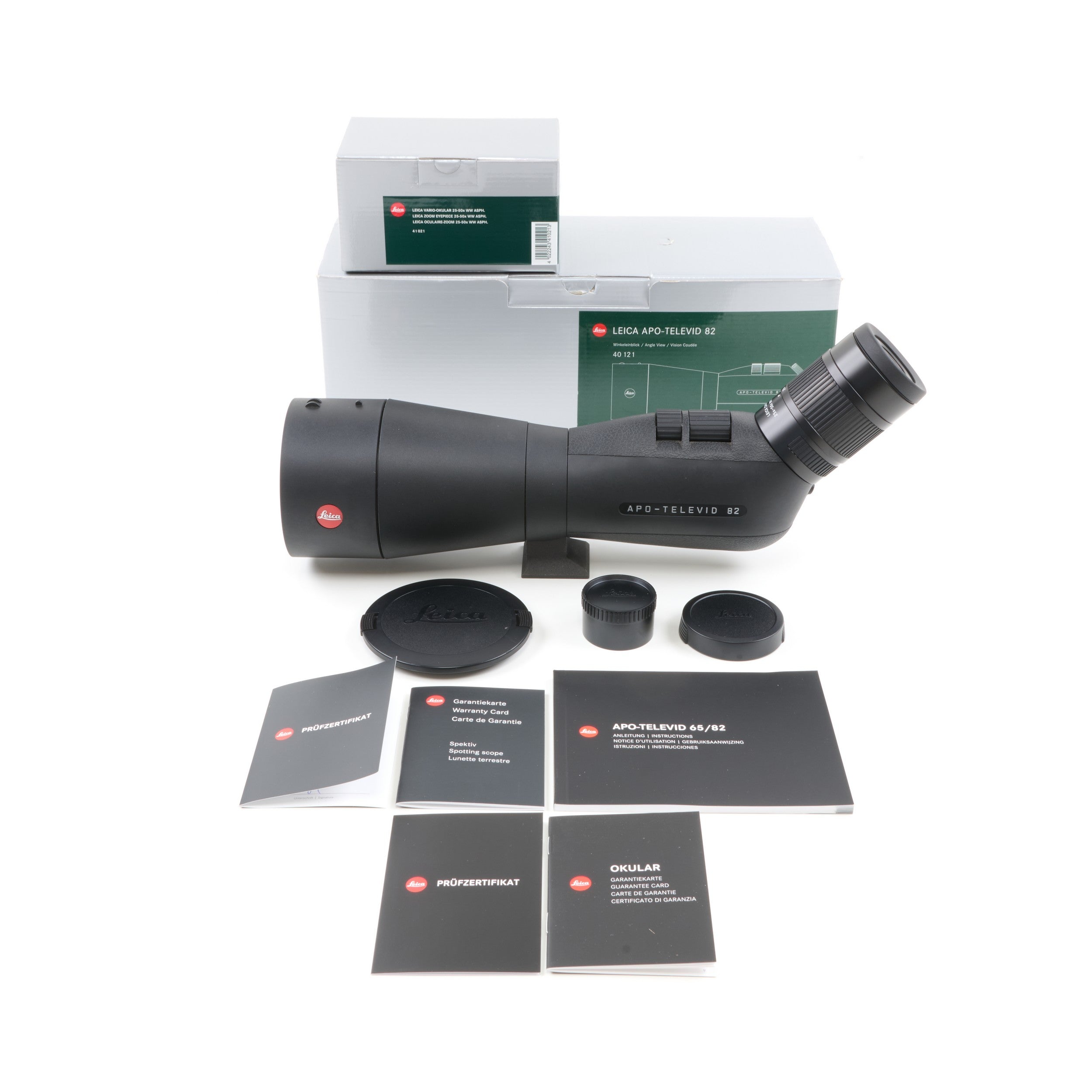 Leica APO-Televid-82 Spotting Scope + Leica Zoom Eyepiece 25-50x WW ASPH. + Box