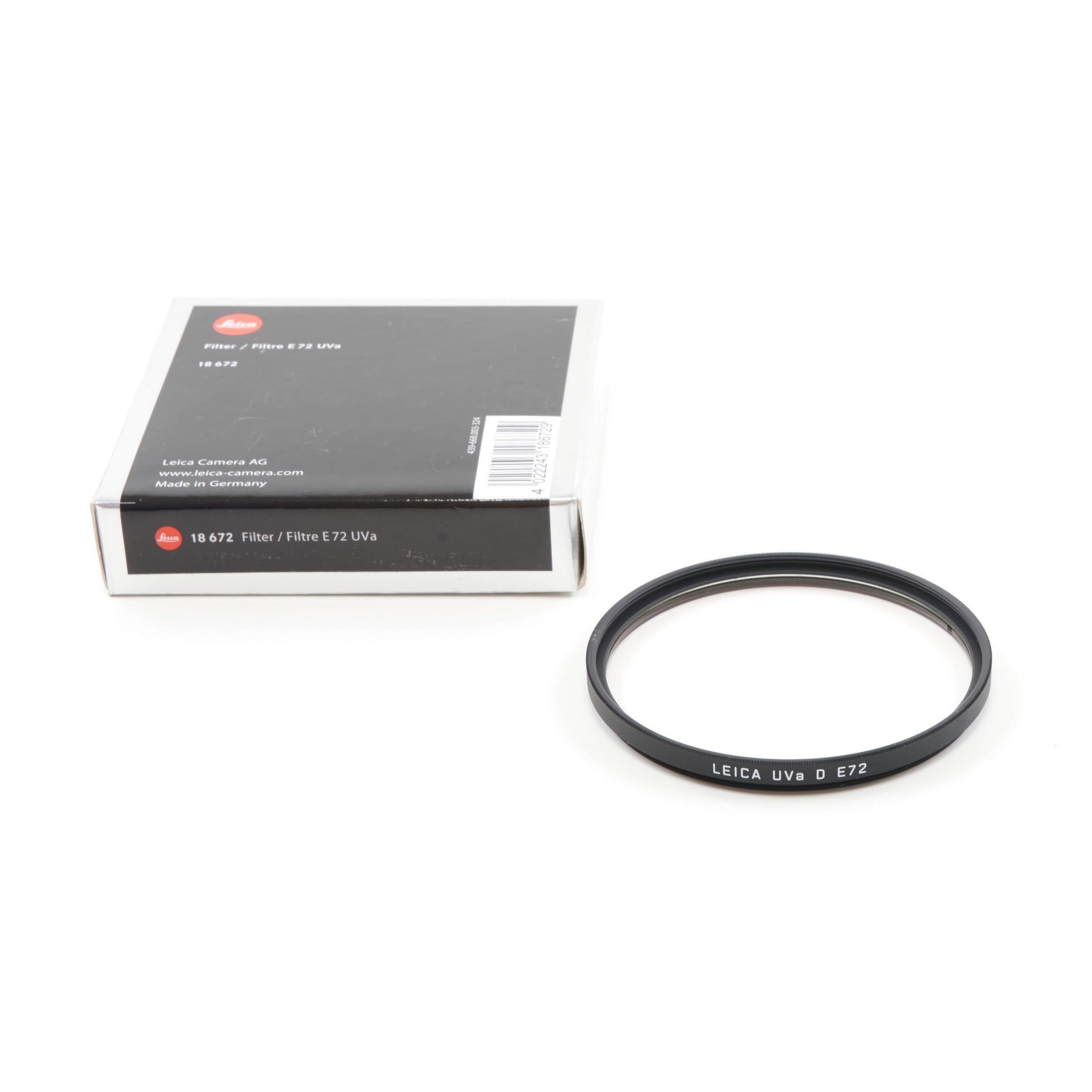 Leica E72 UVA D Filter Black + Box