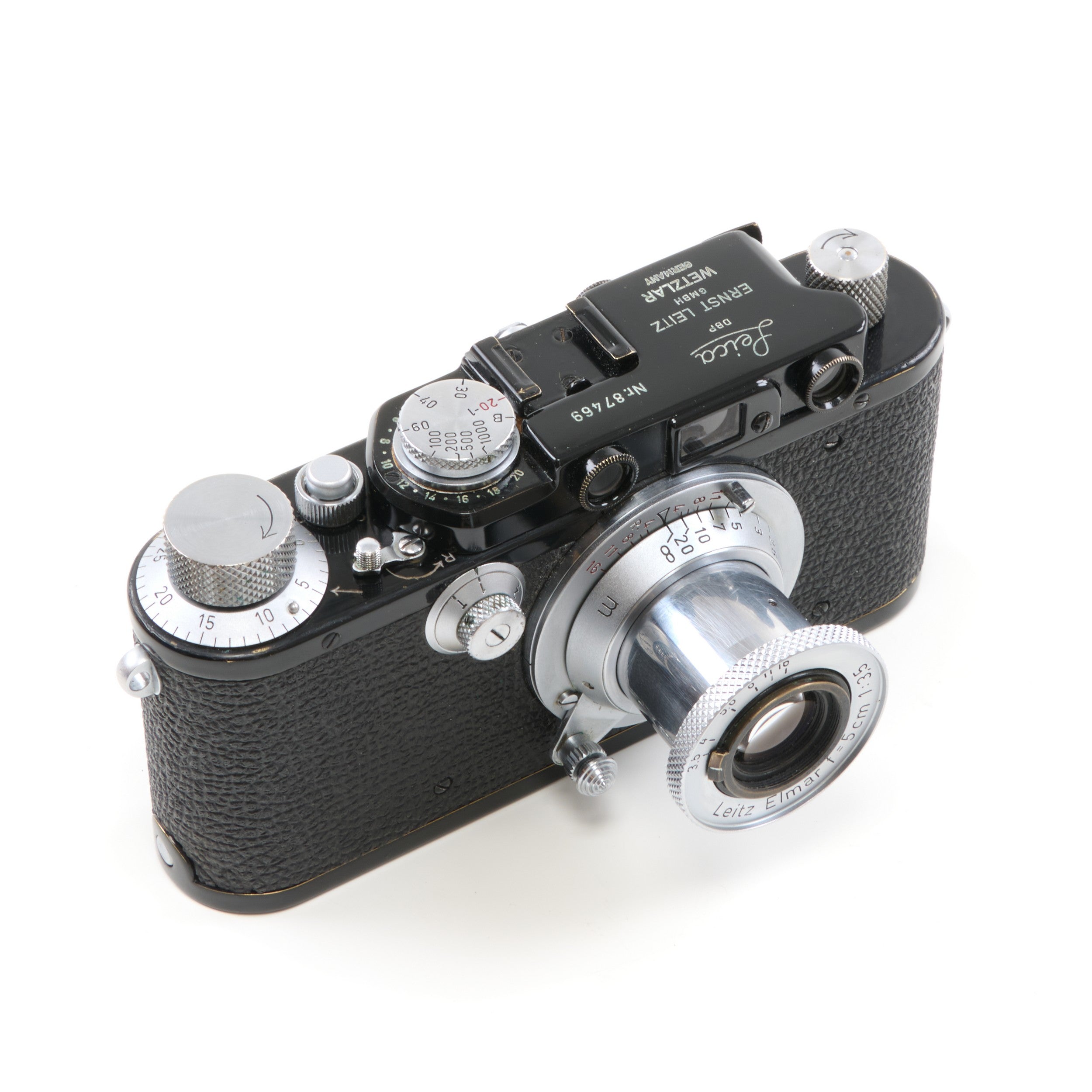 Leica II Conversion IIIA Syn + 50mm f3.5 Elmar