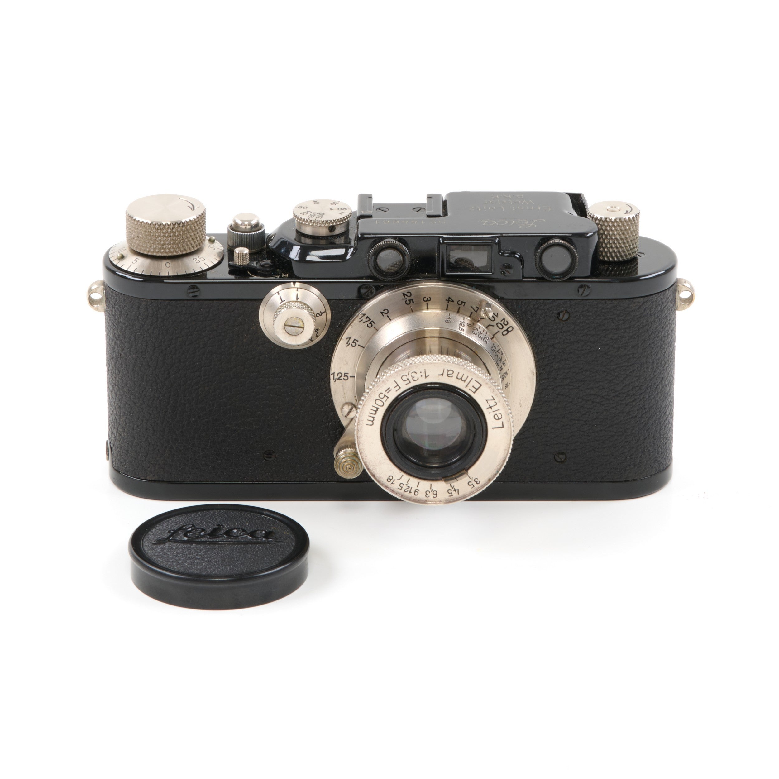 Leica III + Leitz 50mm f3.5 Elmar Set Black Nickel