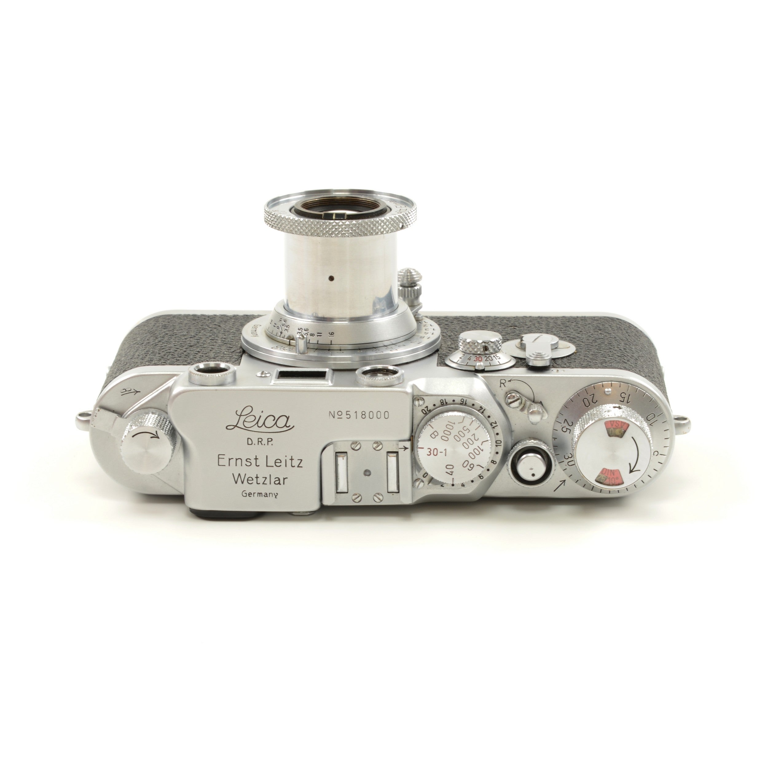 Leica IIIC Conversion IIIF + Leitz 50mm f3.5 Elmar + Box Extremely Nice Number !!!