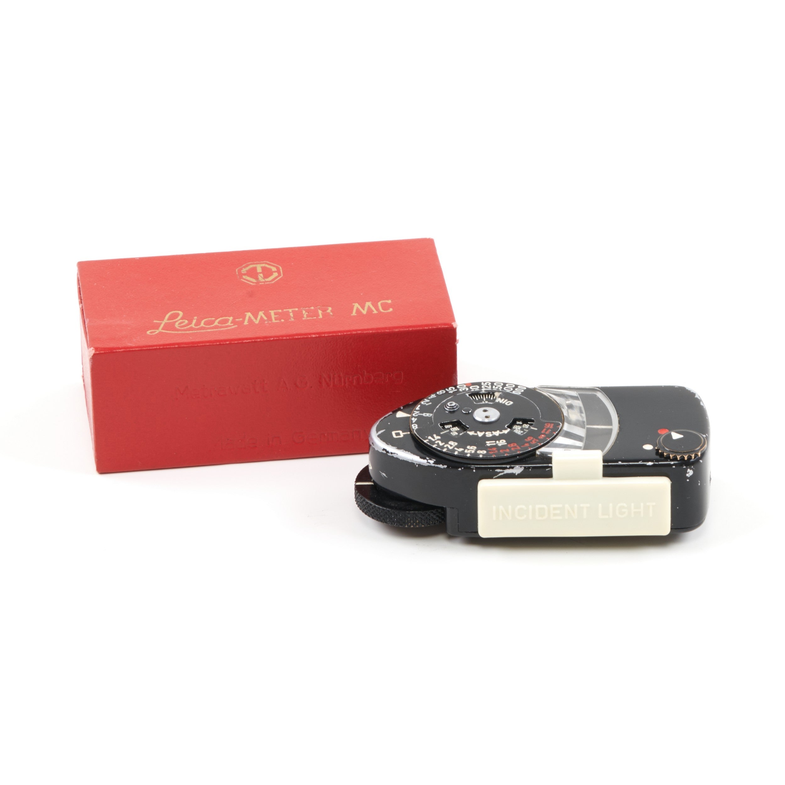 Leica Light Meter MC Black Paint + Box