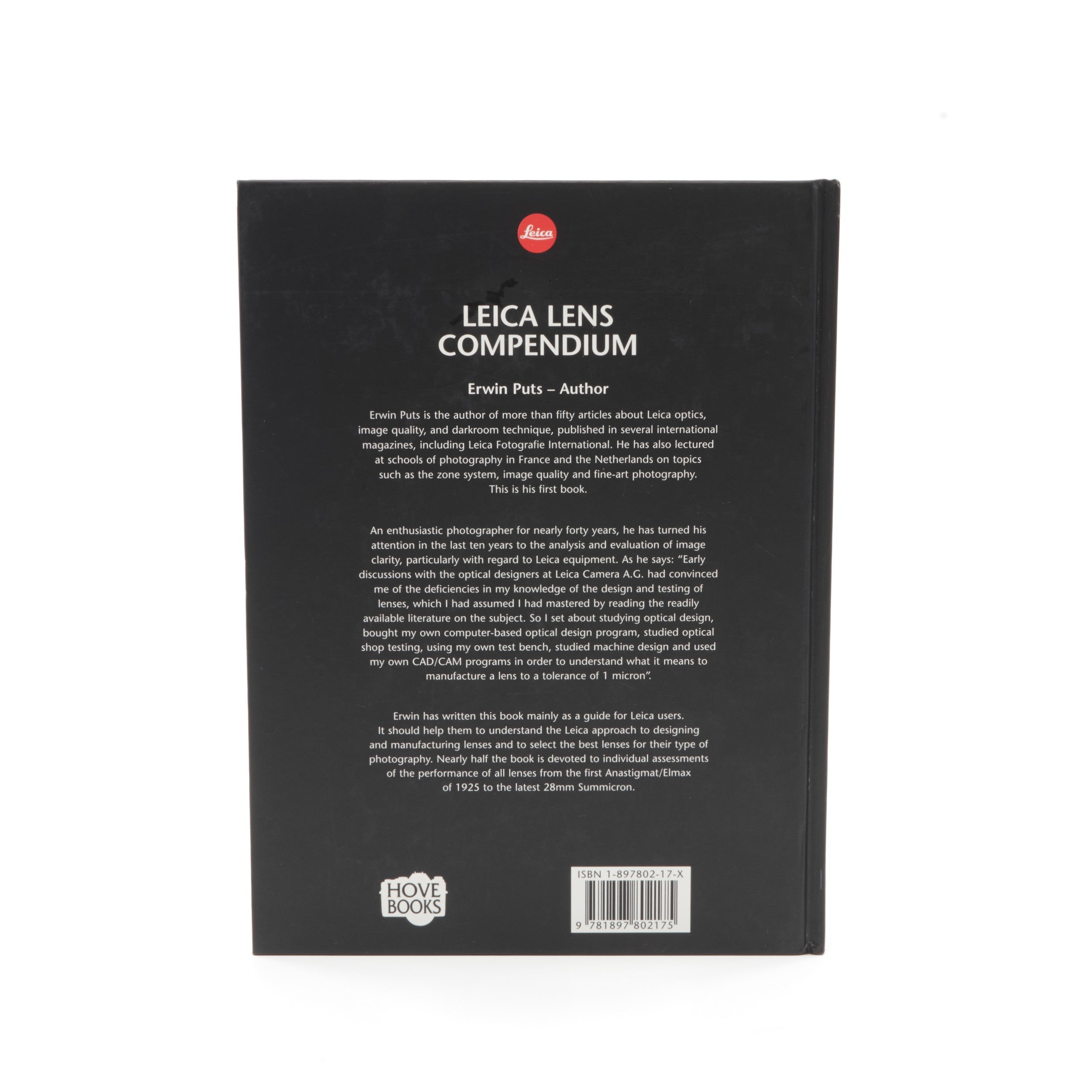 Leica Lens Compendium By Erwin Puts