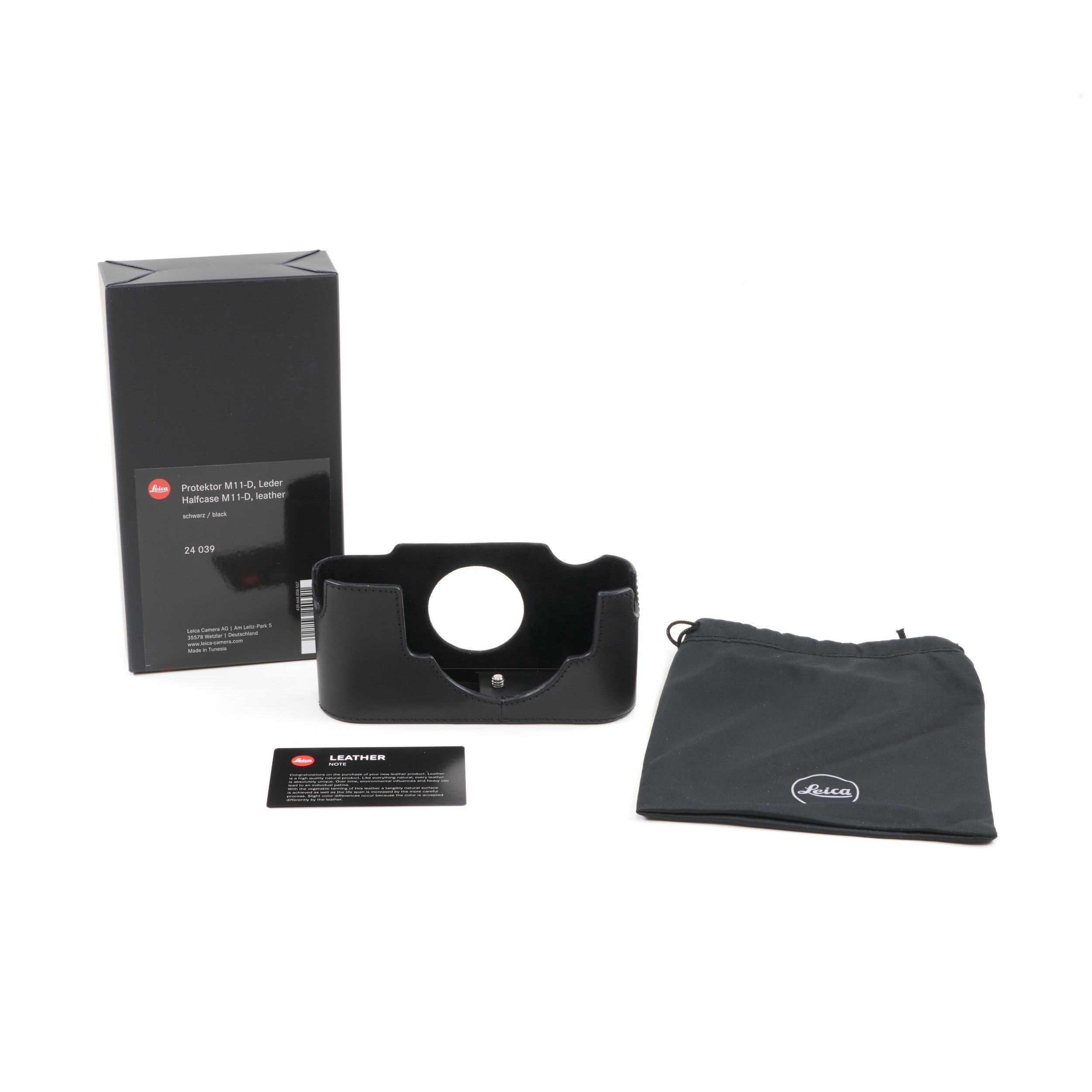 Leica Protector Halfcase M11-D Leather Black + Box