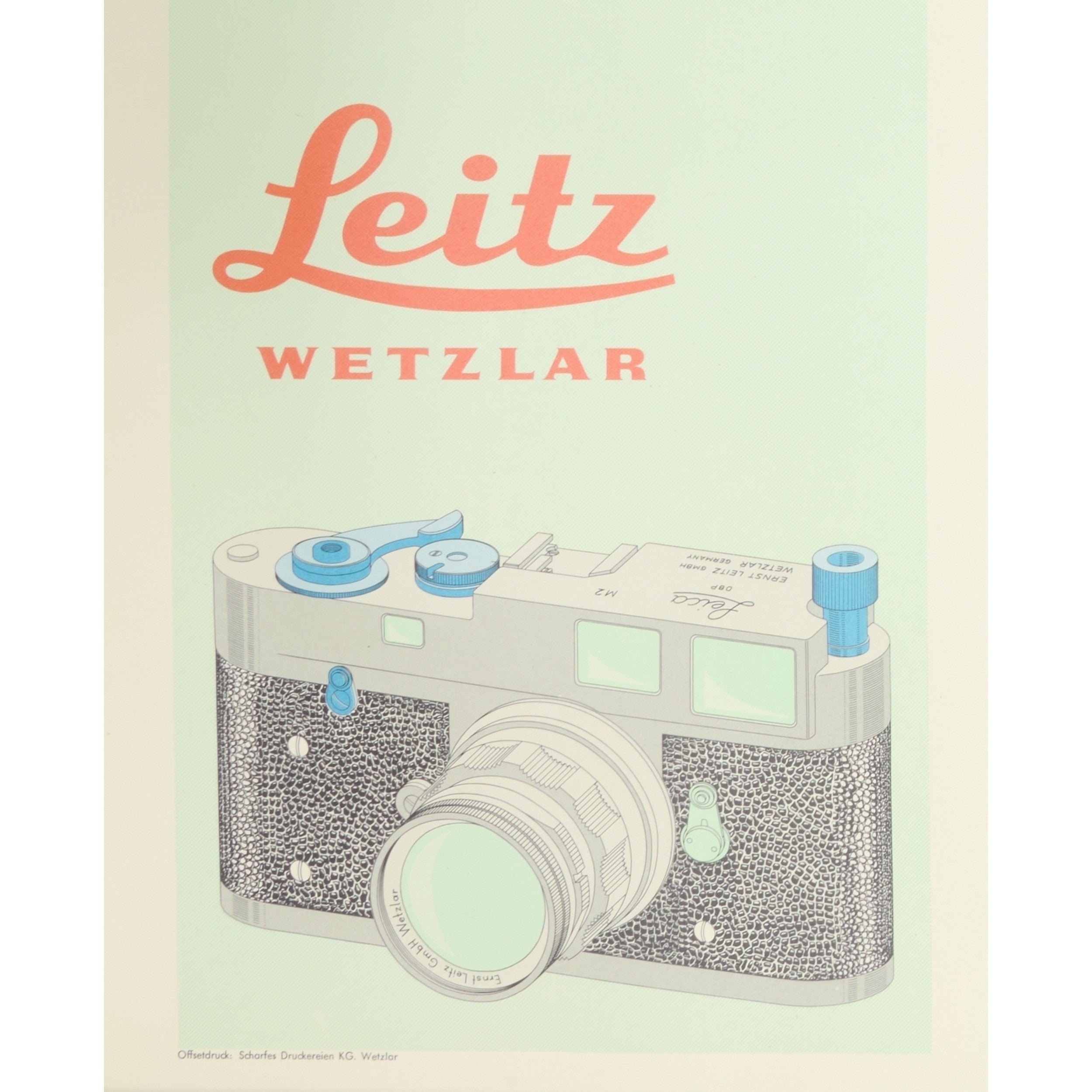 Leica M2 “Cutaway” Poster German 1966