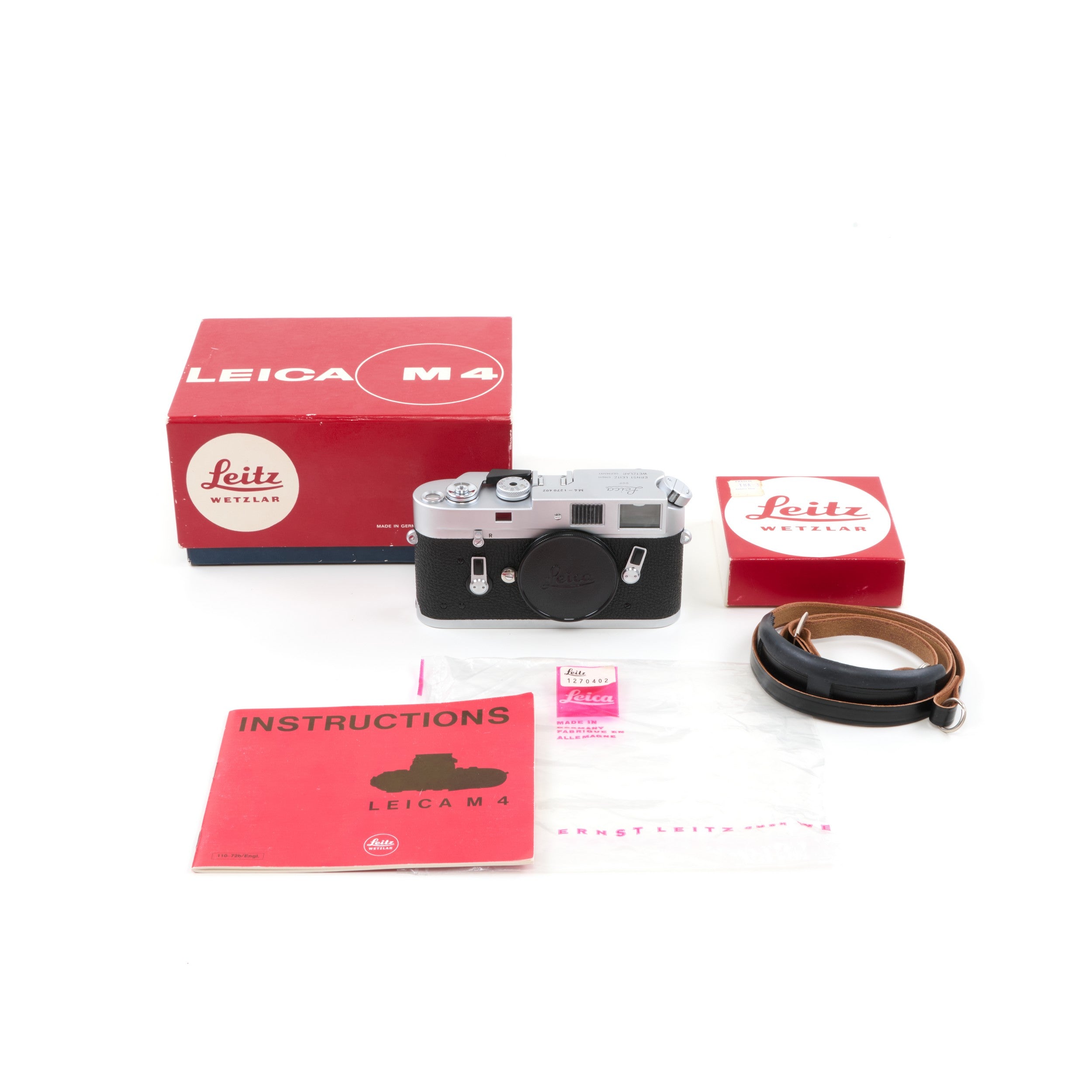 Leica M4 Silver + Box