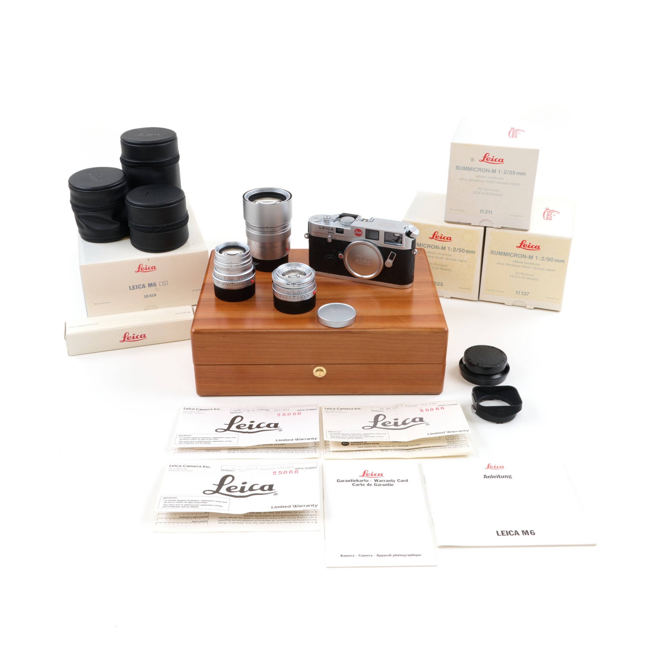 Leica M6 LHSA 25 Years Anniversay Set + Box