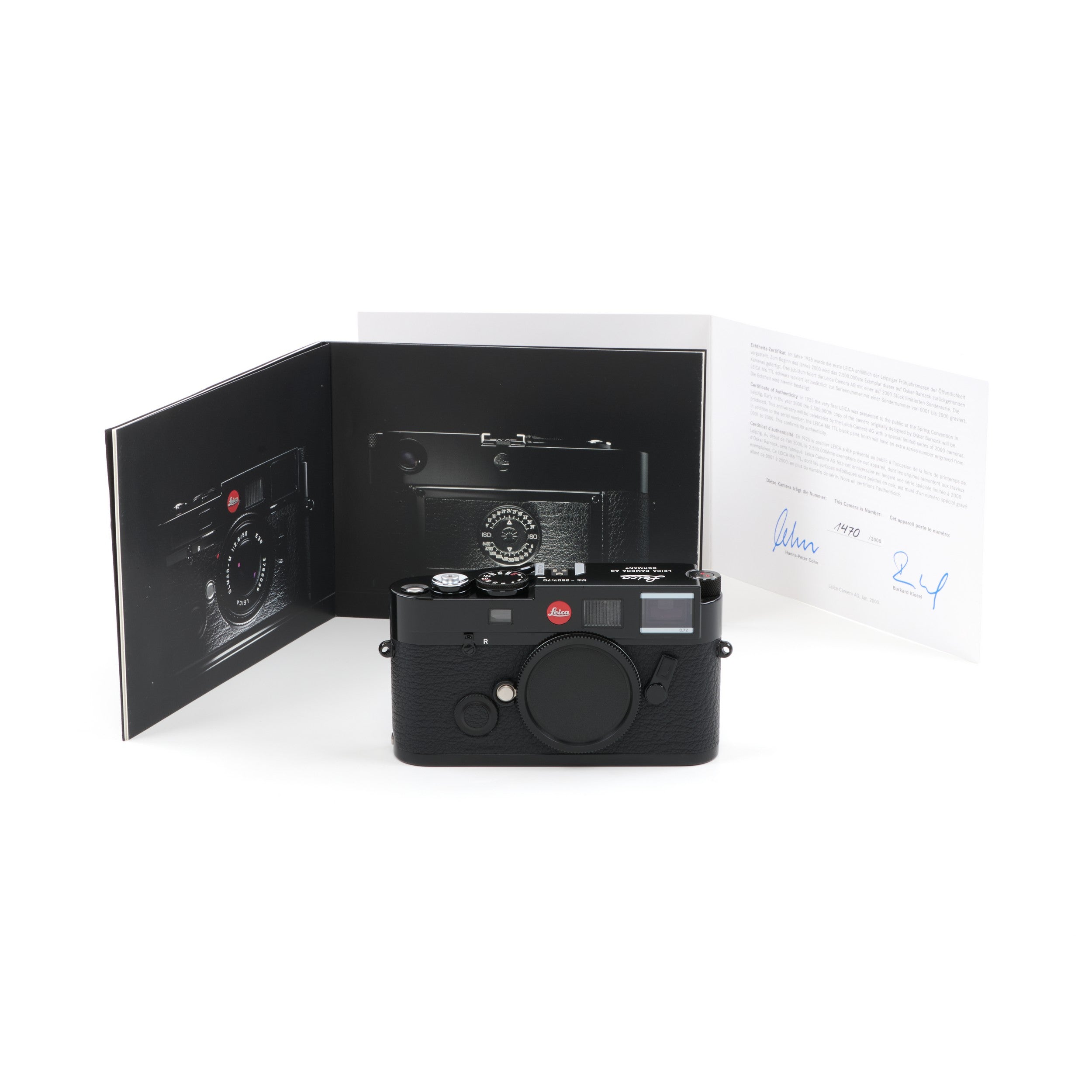 Leica M6 TTL Millennium Black Paint + Box