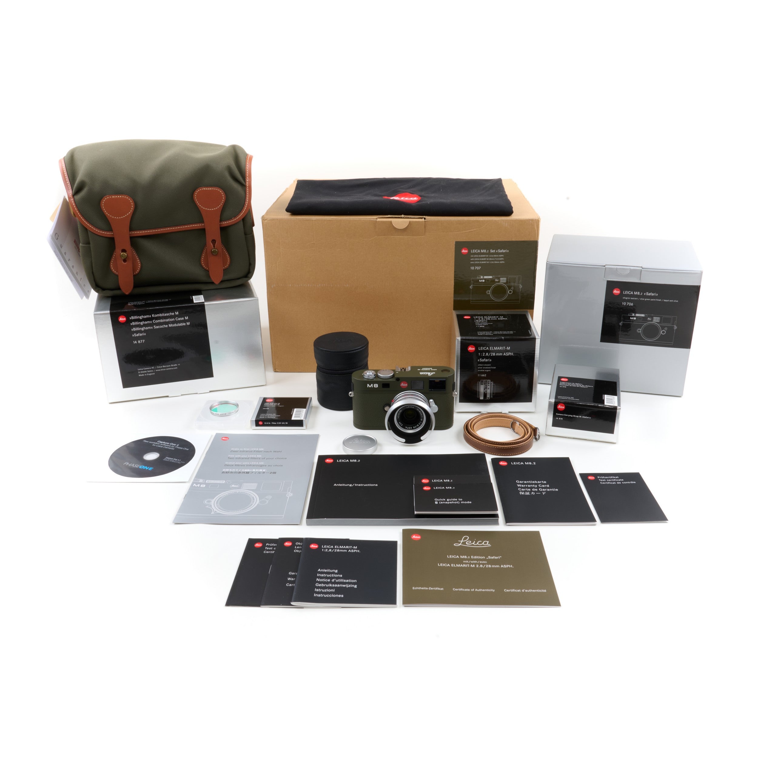 Leica M8.2 Safari Edition Set + Box