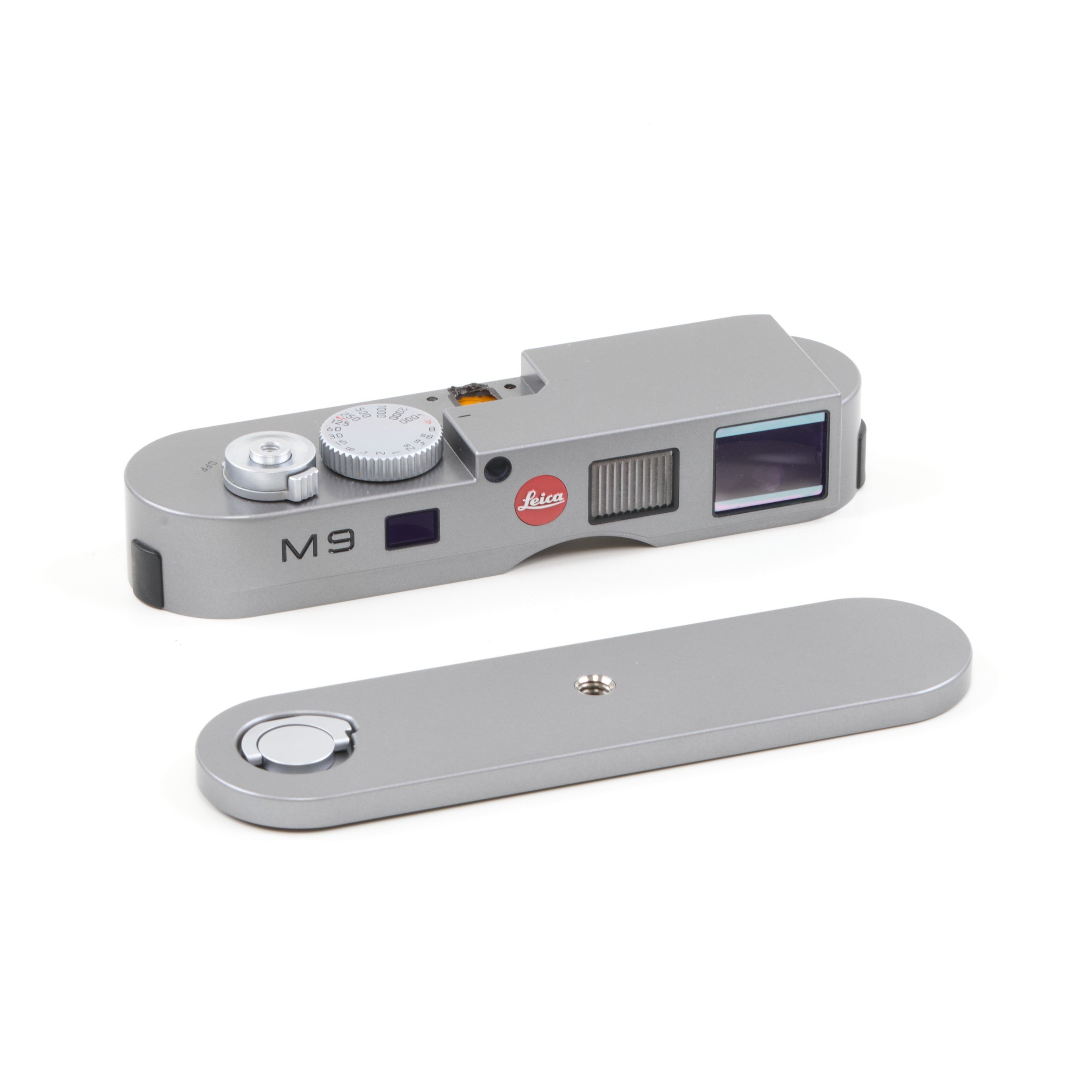Leica M9 Steel Grey Top + Base Plate