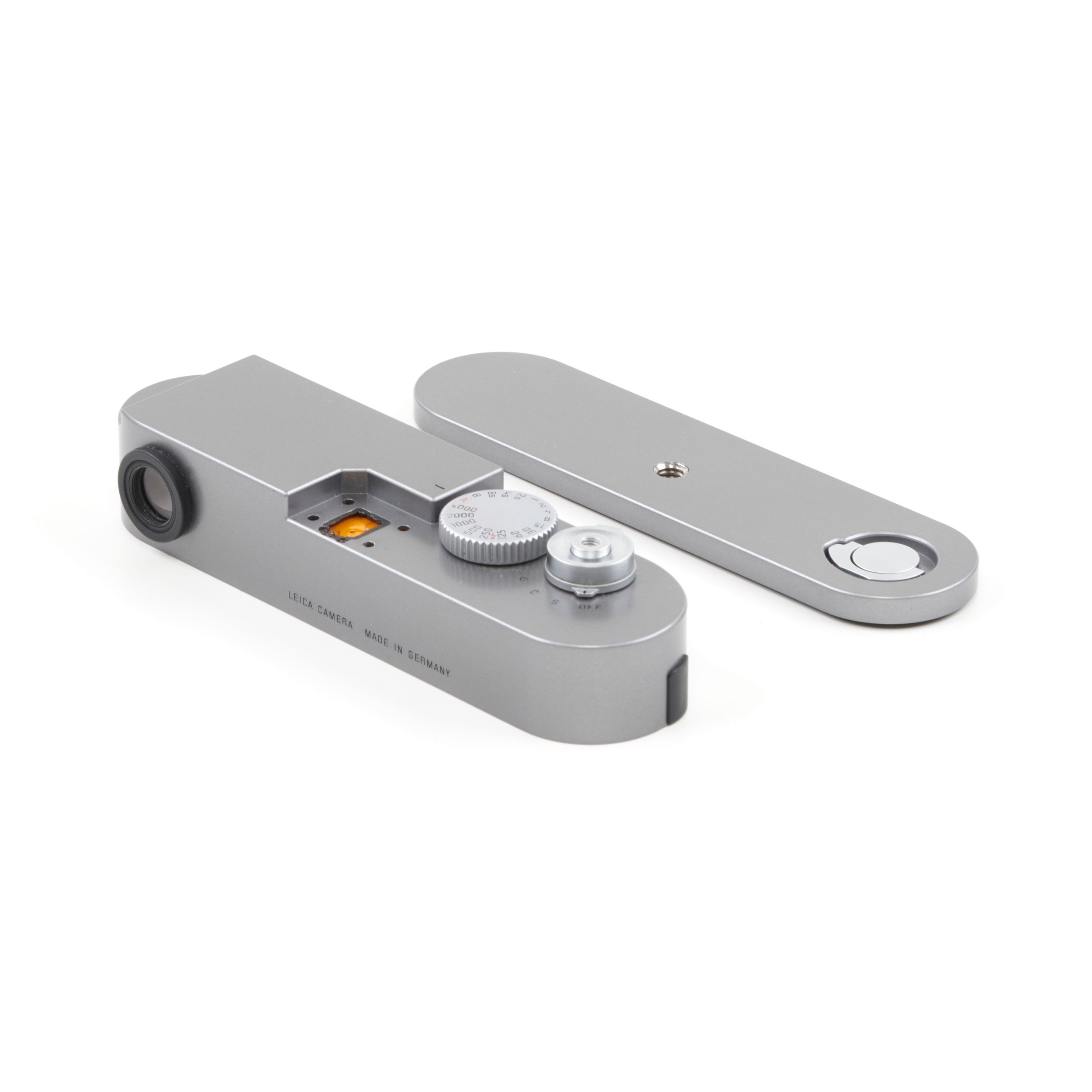 Leica M9 Steel Grey Top + Base Plate