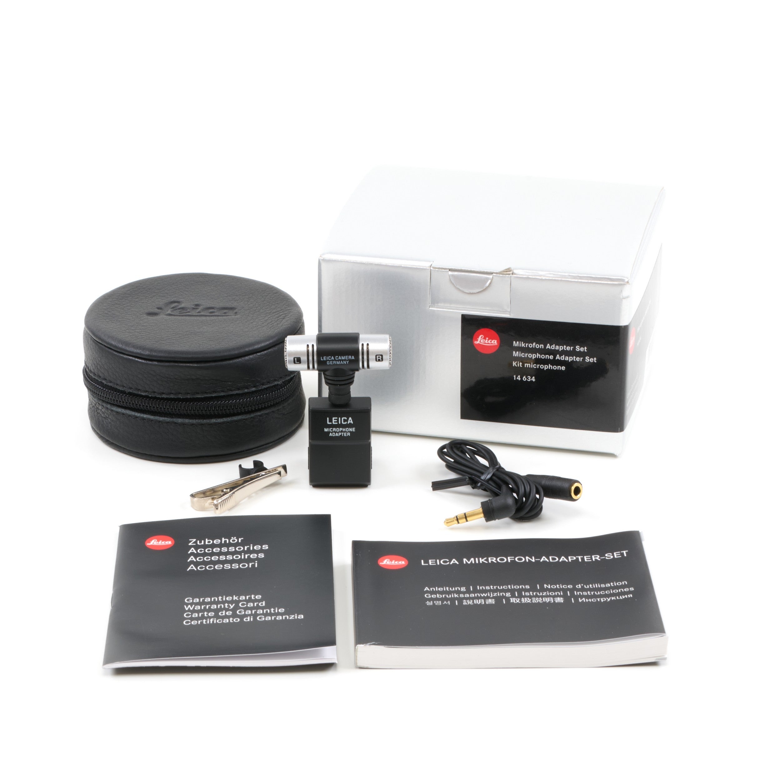 Leica Microphone Adapter Set 14634 + Box